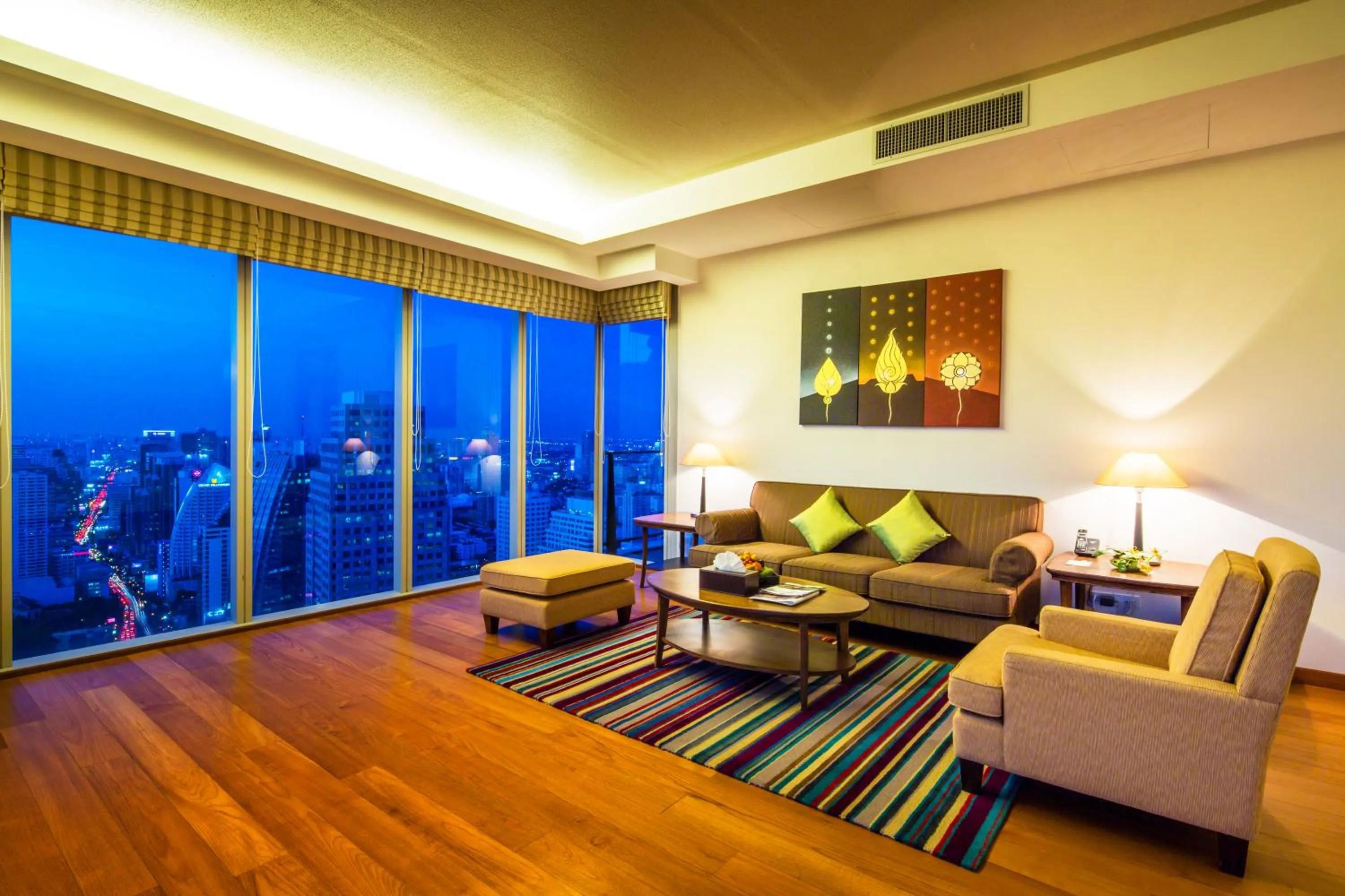 Living room in Column Bangkok Hotel