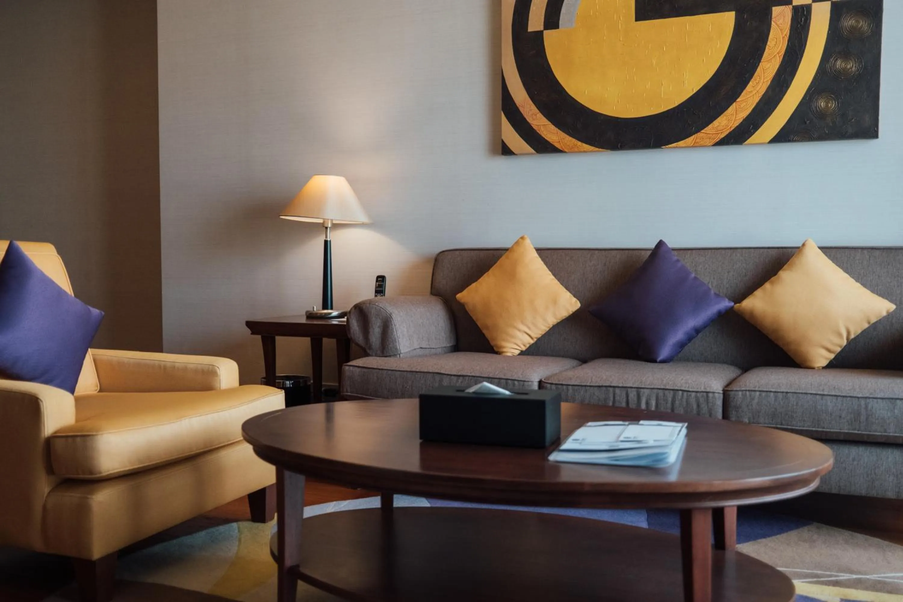 Living room in Column Bangkok Hotel