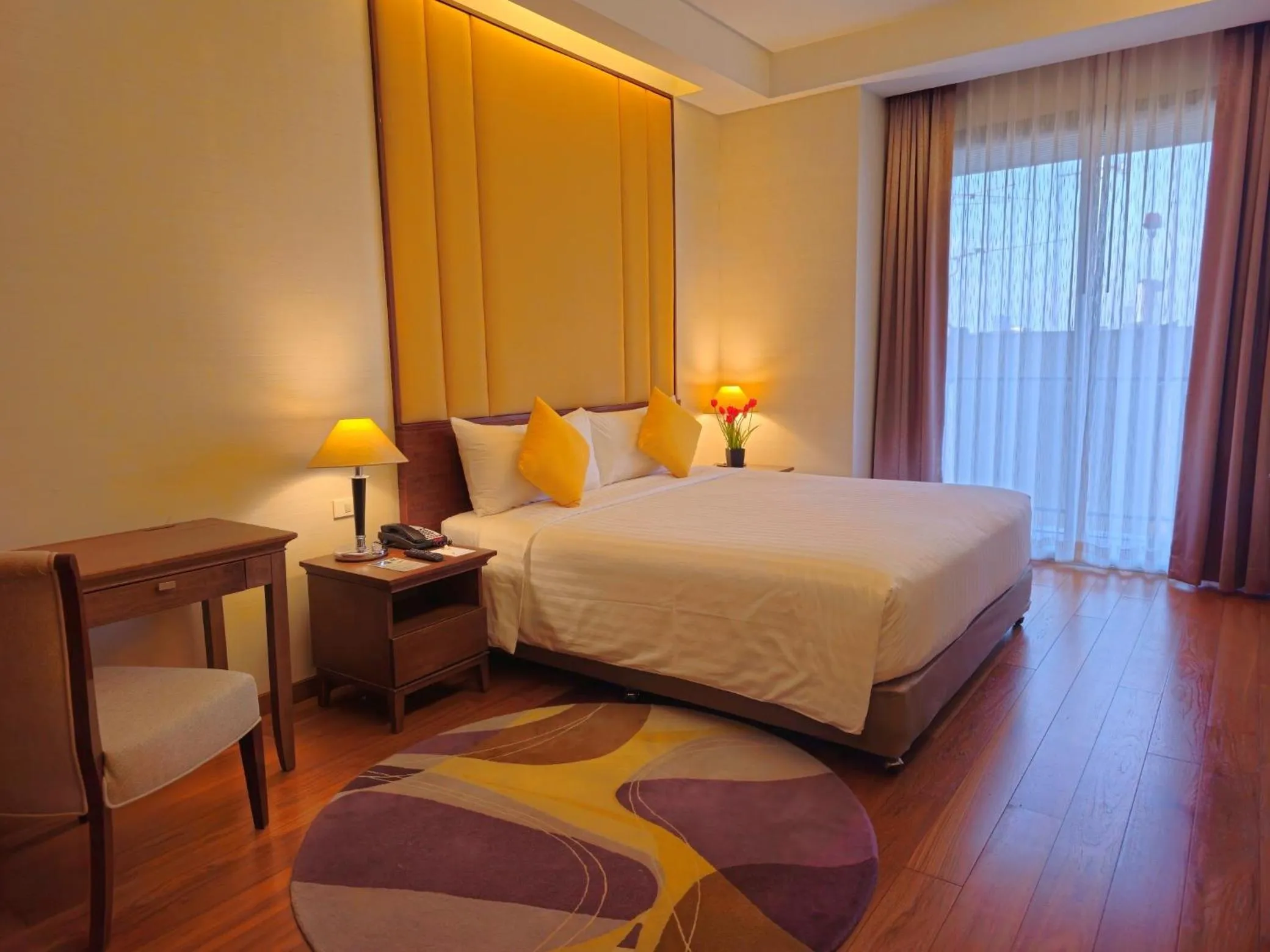 Bed in Column Bangkok Hotel