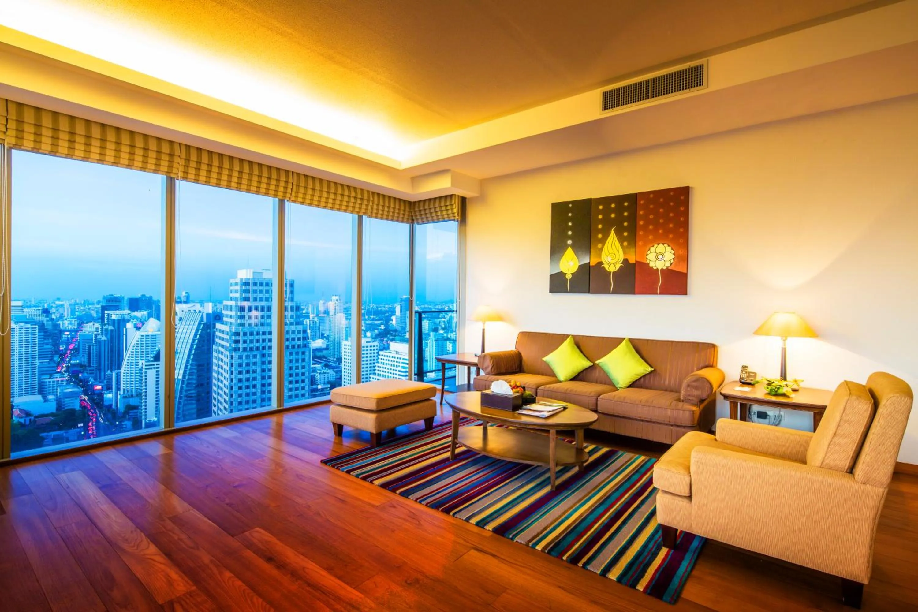 Living room in Column Bangkok Hotel
