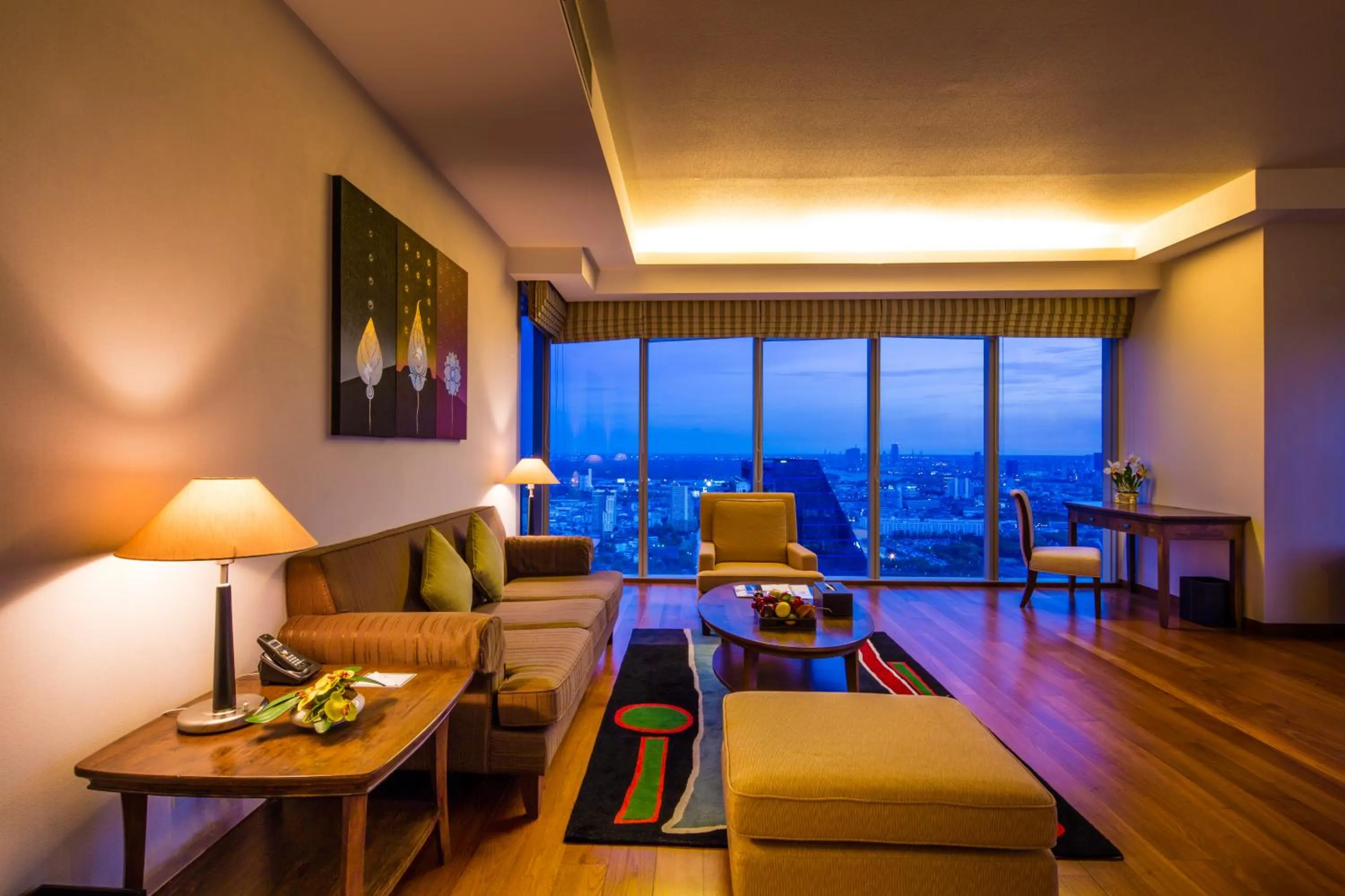 Living room in Column Bangkok Hotel