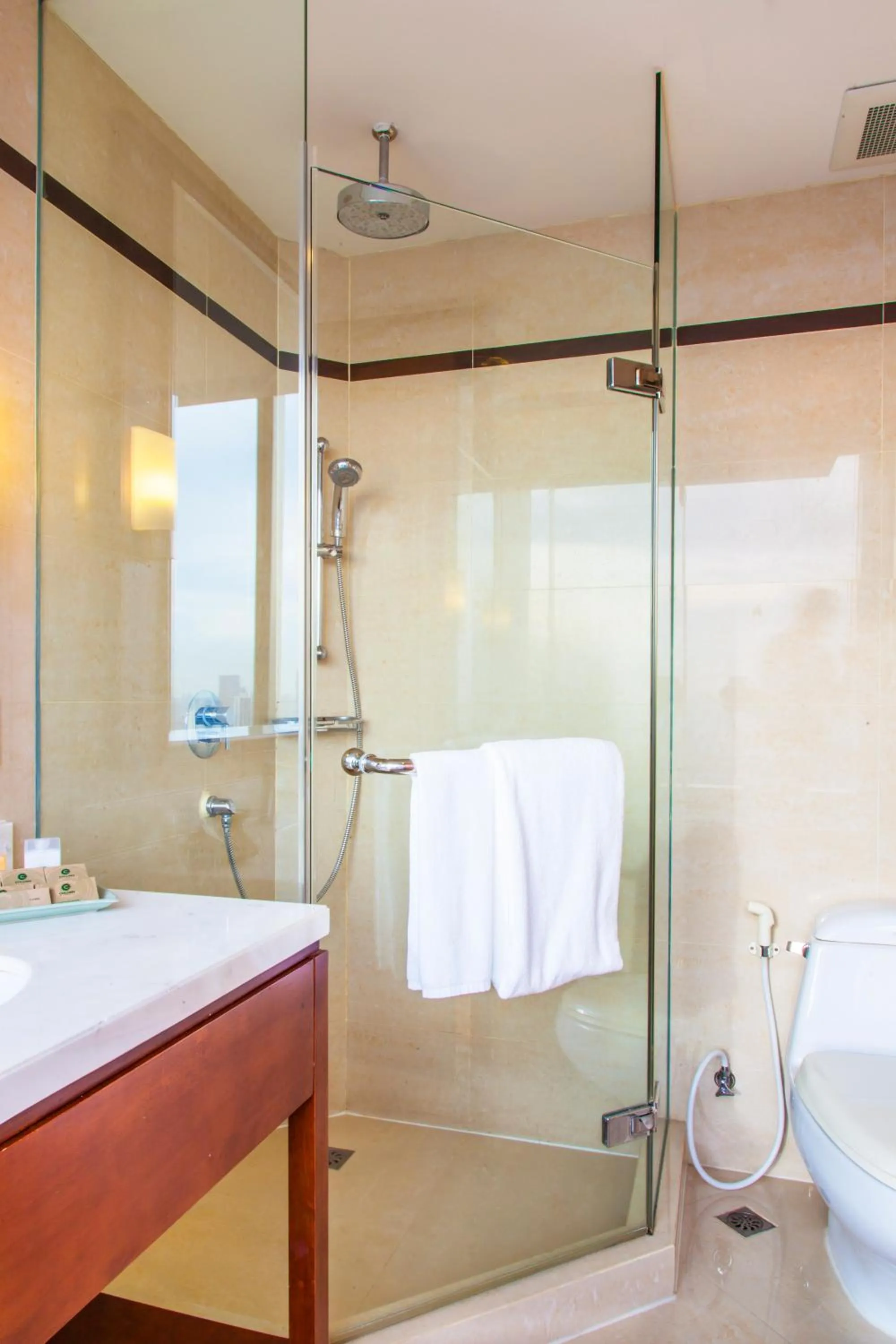 Shower in Column Bangkok Hotel