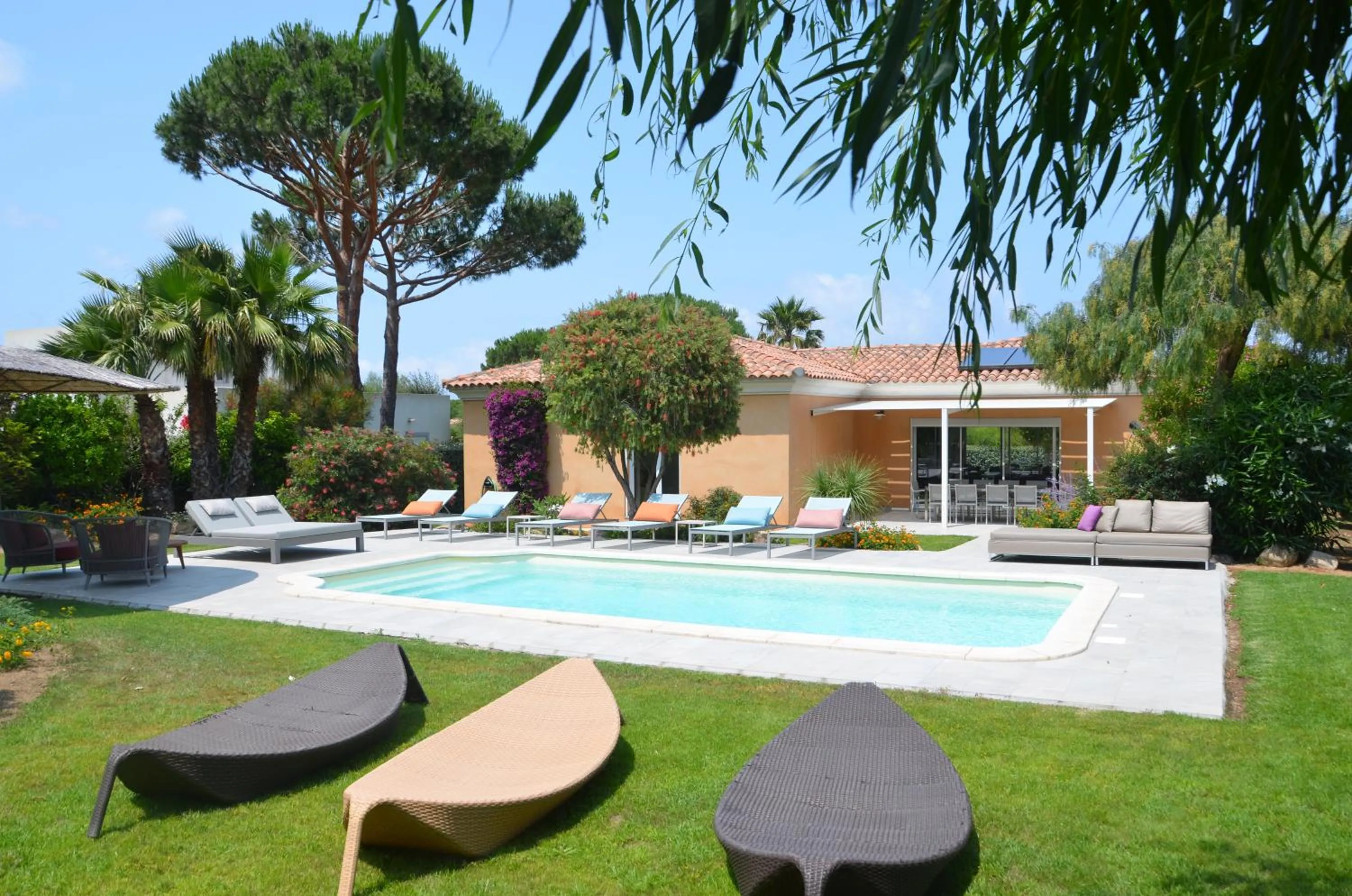 Patio in Domaine Villas Mandarine Private Pools & Spa