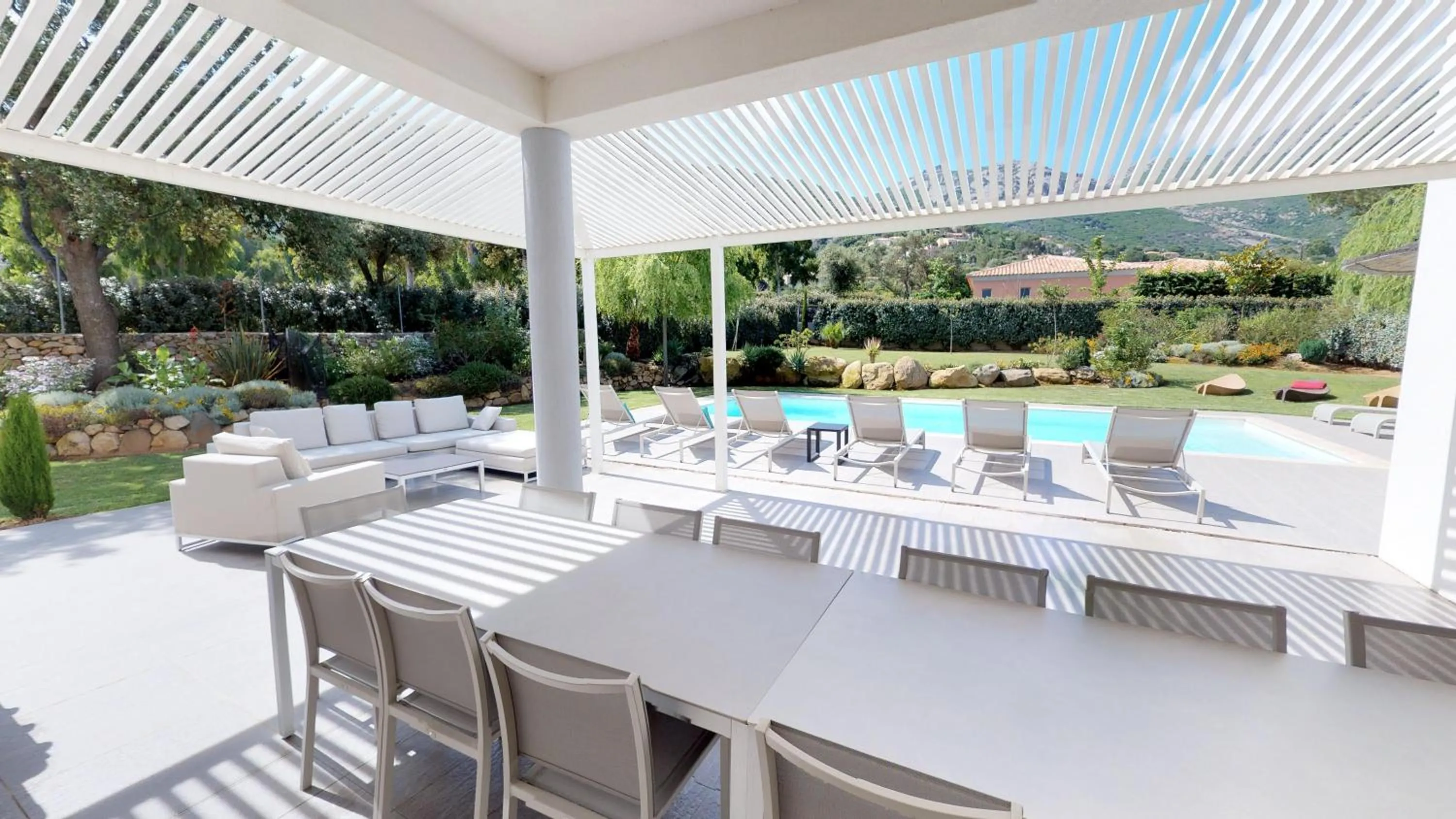 Patio in Domaine Villas Mandarine Private Pools & Spa