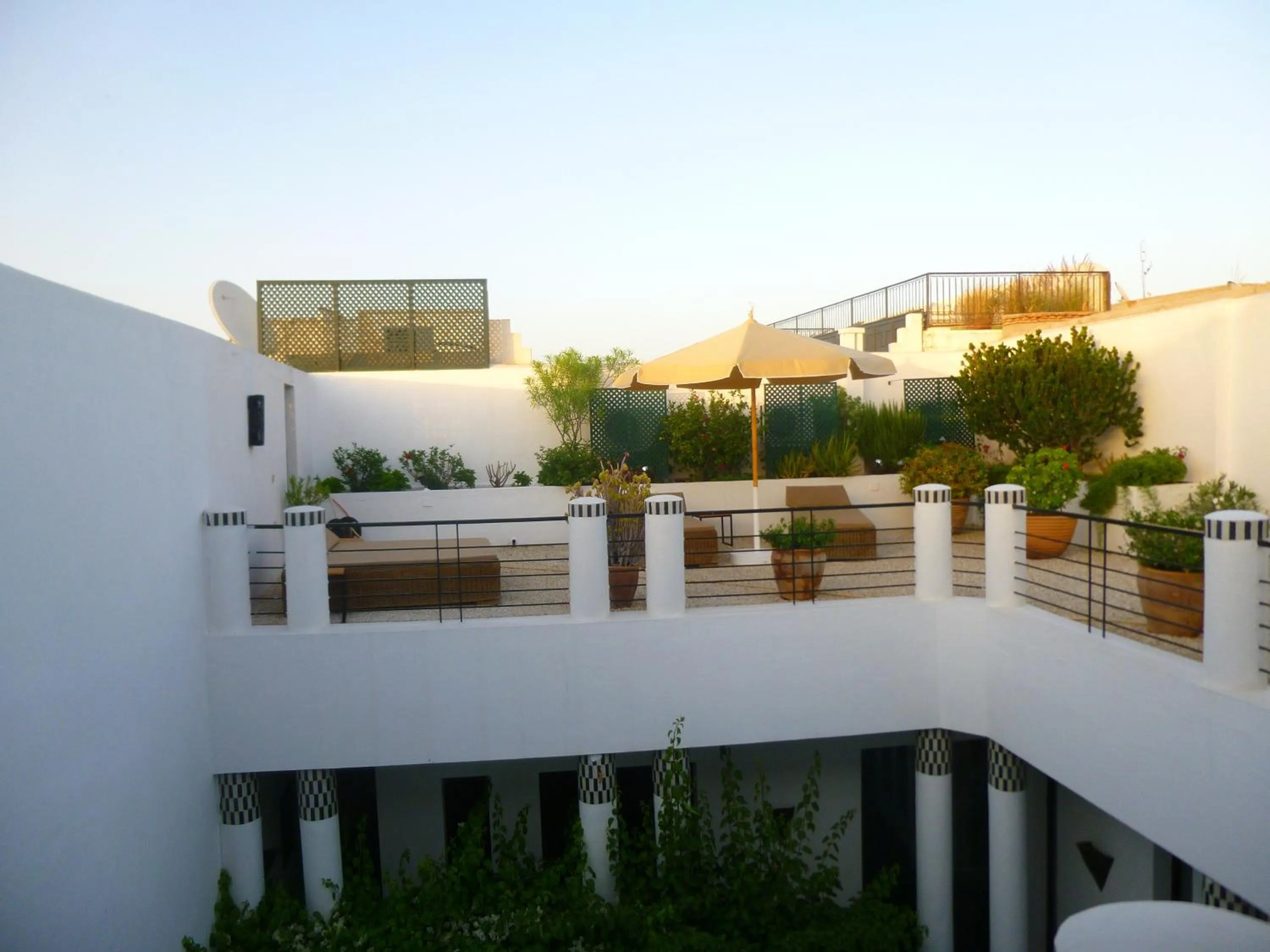 Balcony/Terrace in Riad Tchina