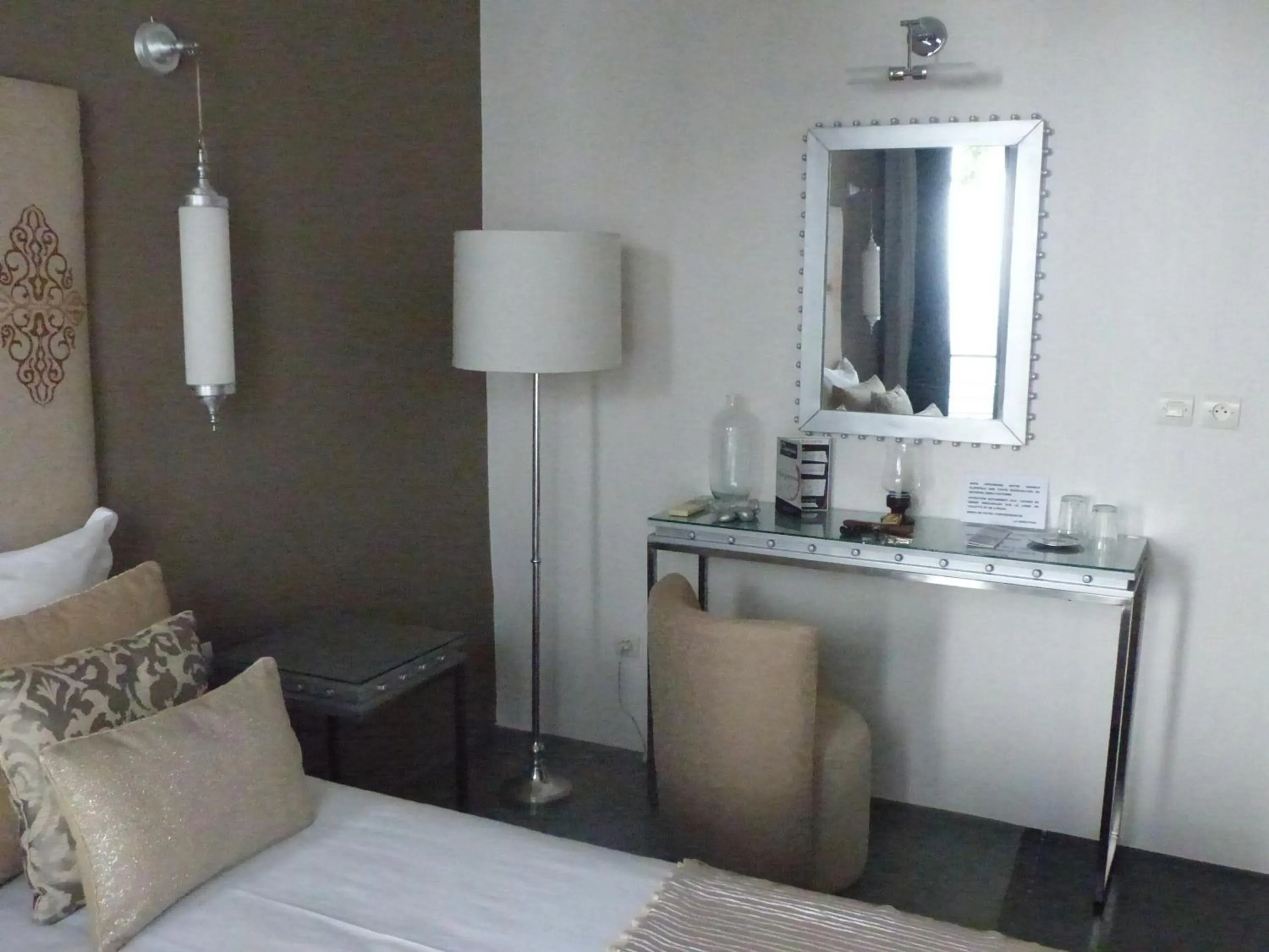 Decorative detail, Bed in Riad Tchina