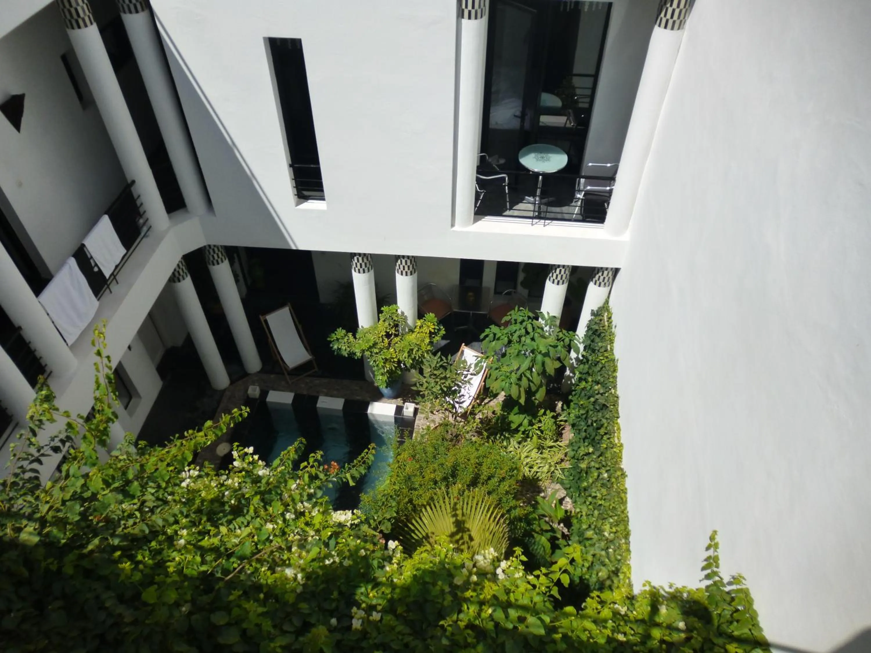 Bird's eye view in Riad Tchina