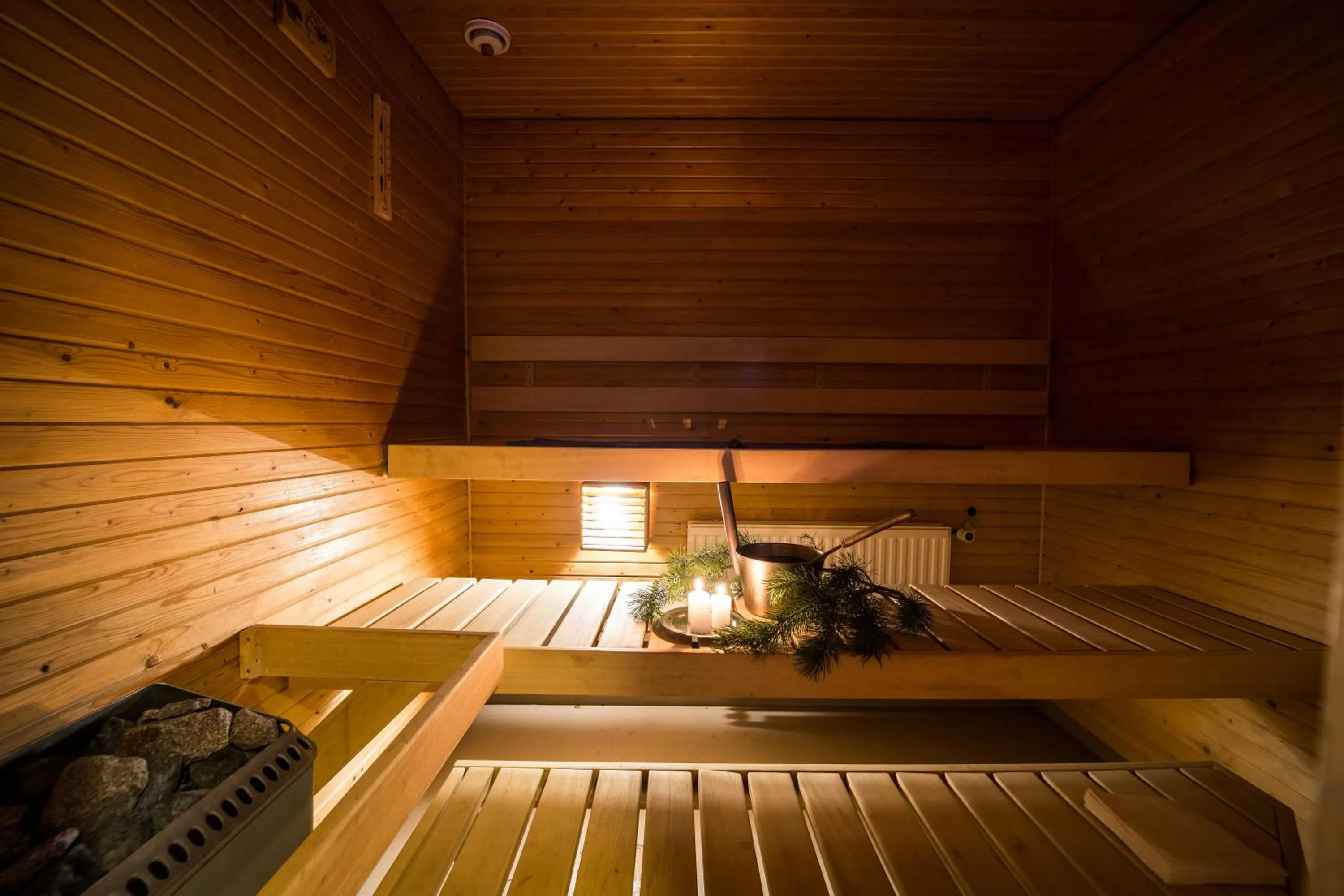 Sauna in Karolineburg Manor House Hotel
