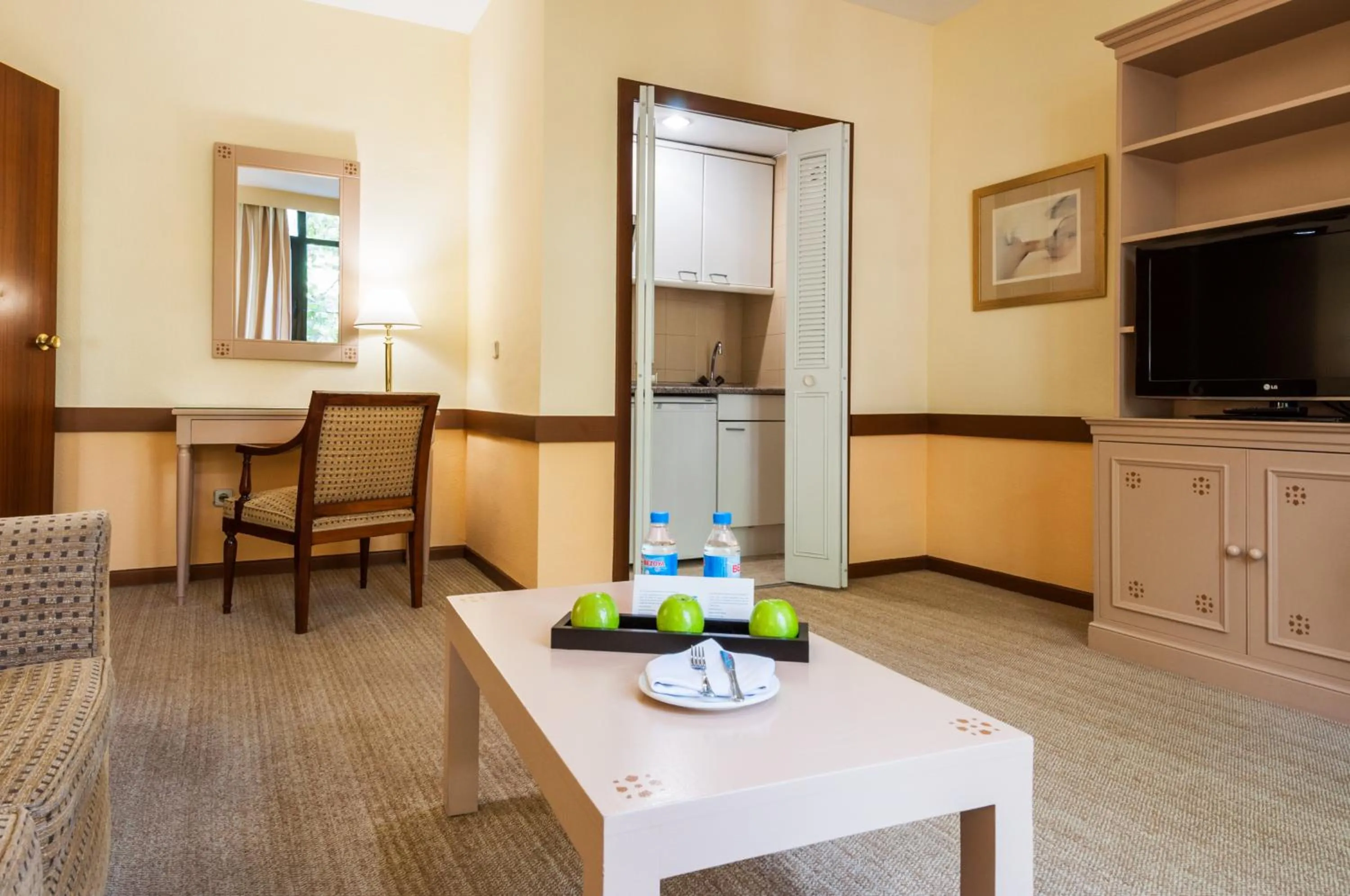 Living room in Espahotel Plaza Basílica