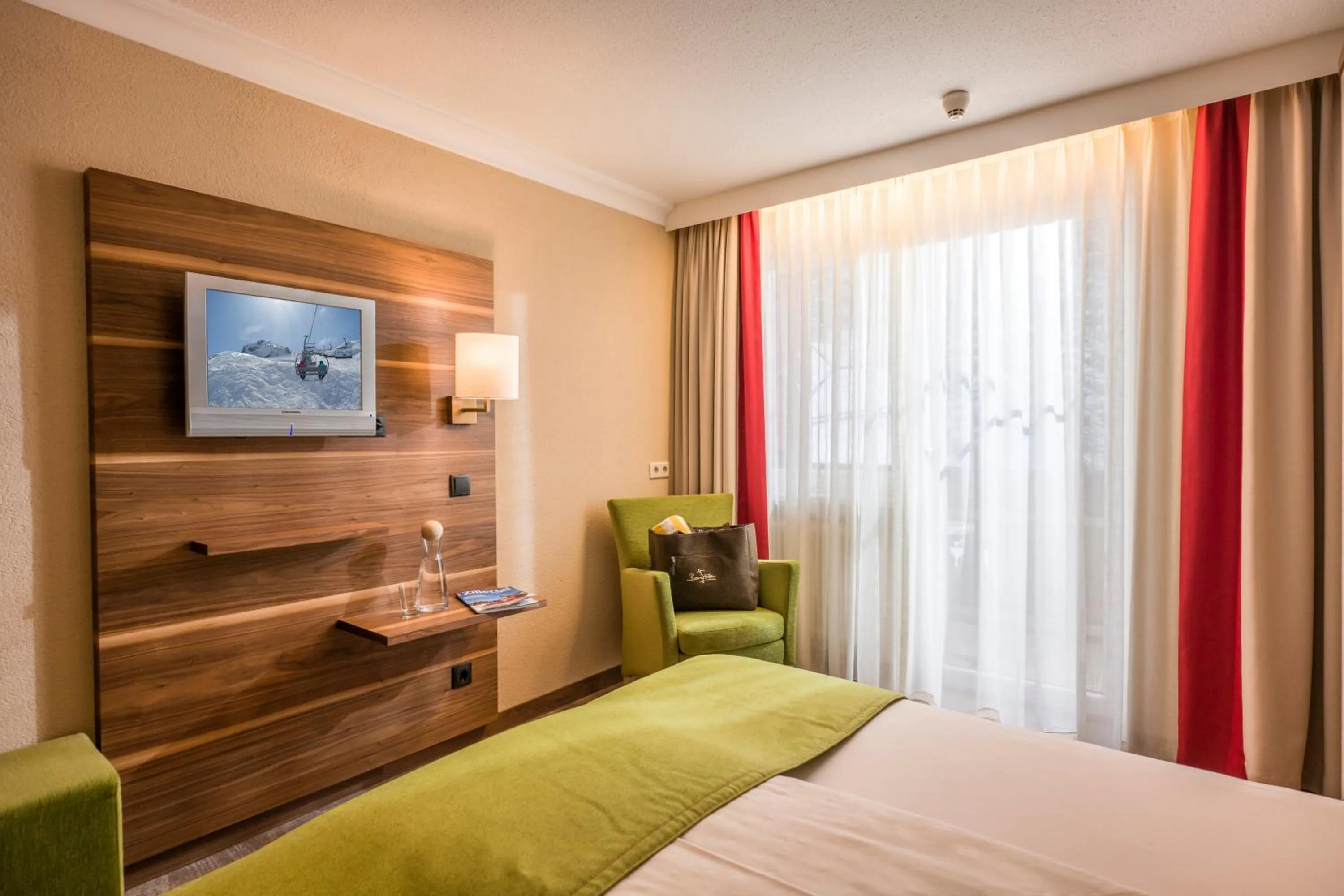 Decorative detail, Bed in Berghotel Hochfügen