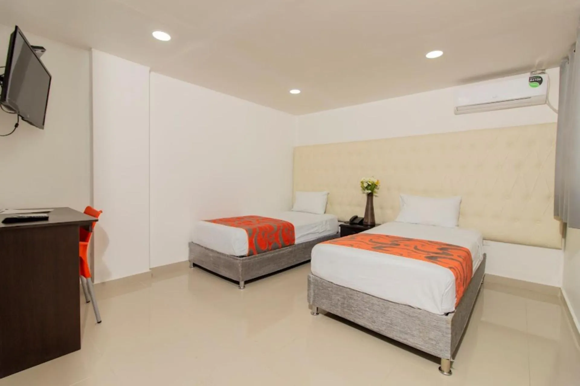 Bed in Hotel Caribe Plaza Barranquilla