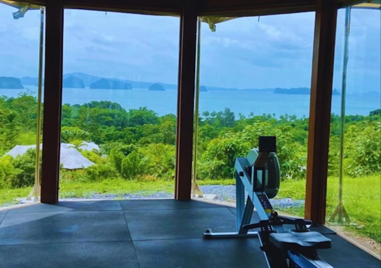 Fitness centre/facilities in 9 Hornbills Tented Camp