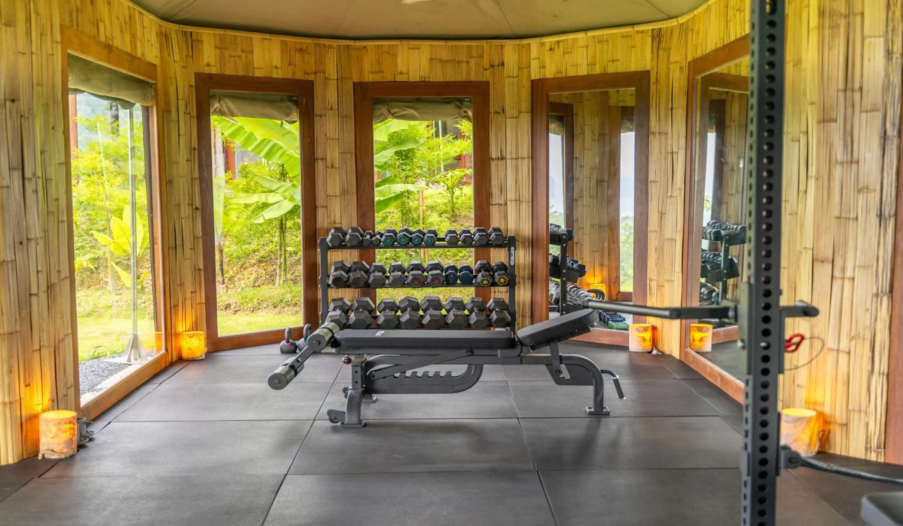 Fitness centre/facilities in 9 Hornbills Tented Camp