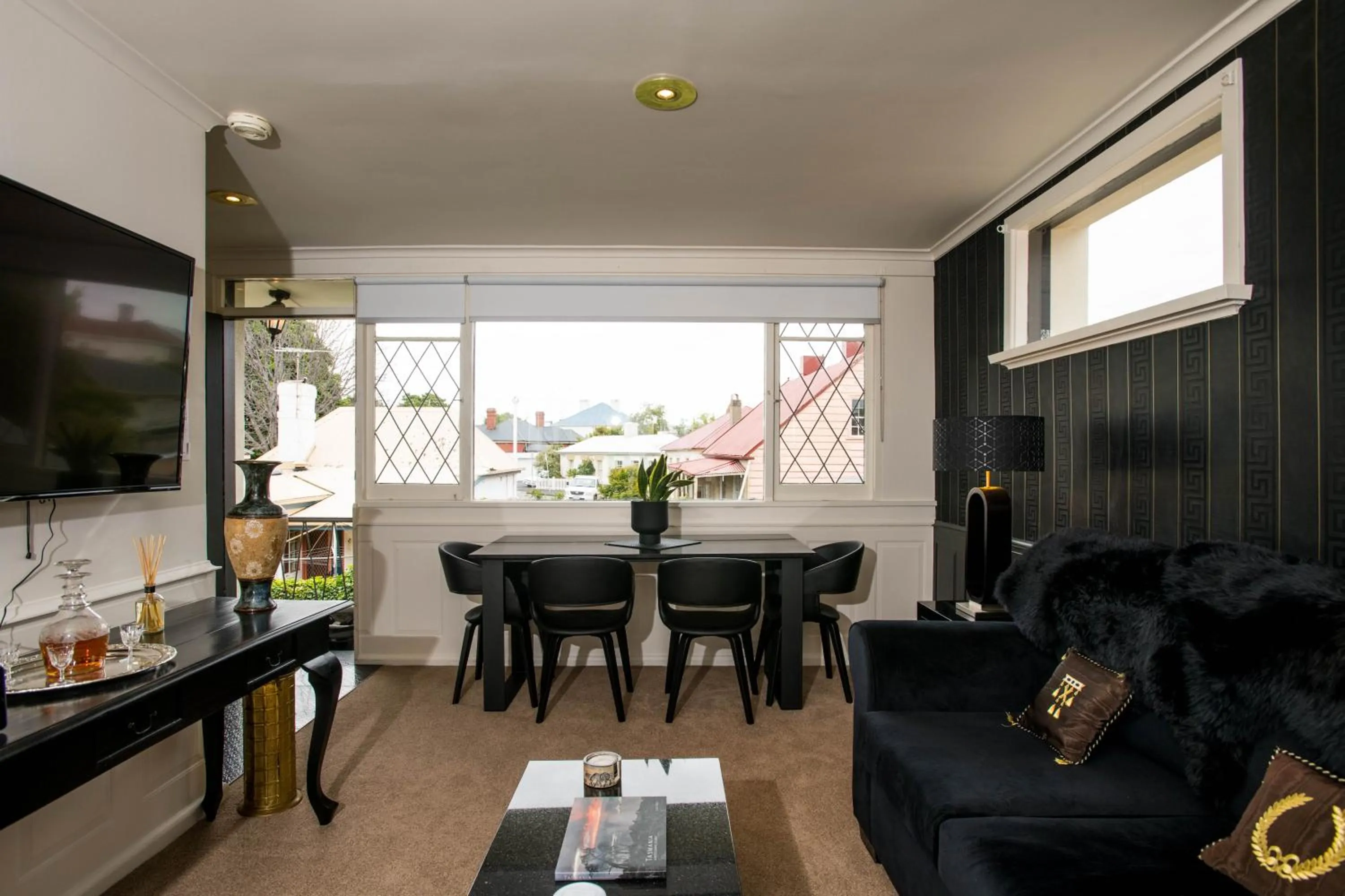 Living room in Battery Point Boutique Accommodation