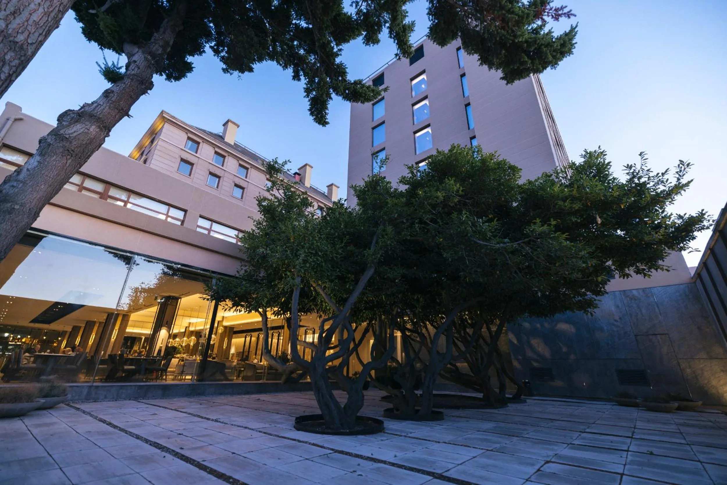 Patio in Hotel Cabo De Hornos