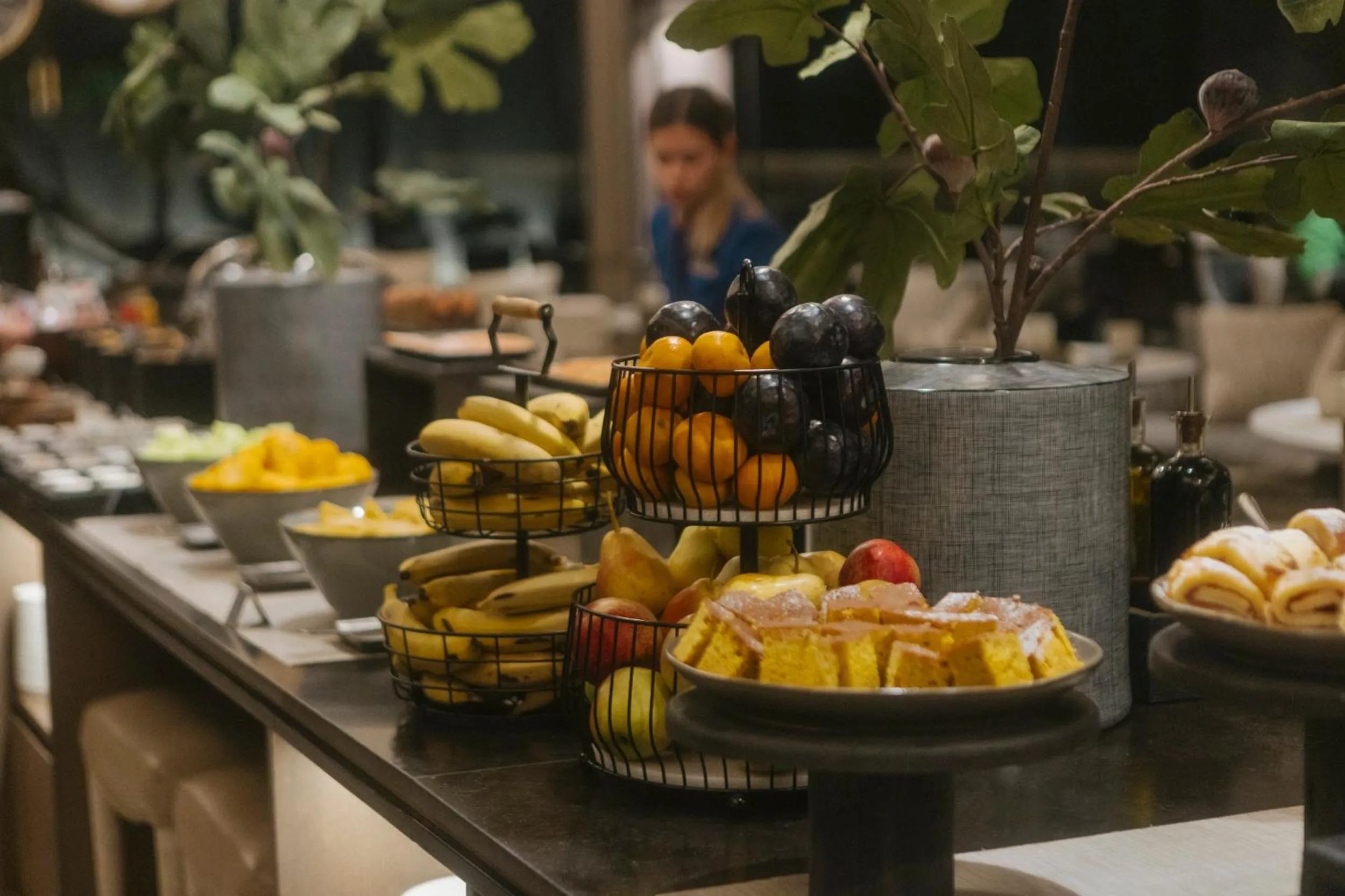 Buffet breakfast in Hotel Cabo De Hornos