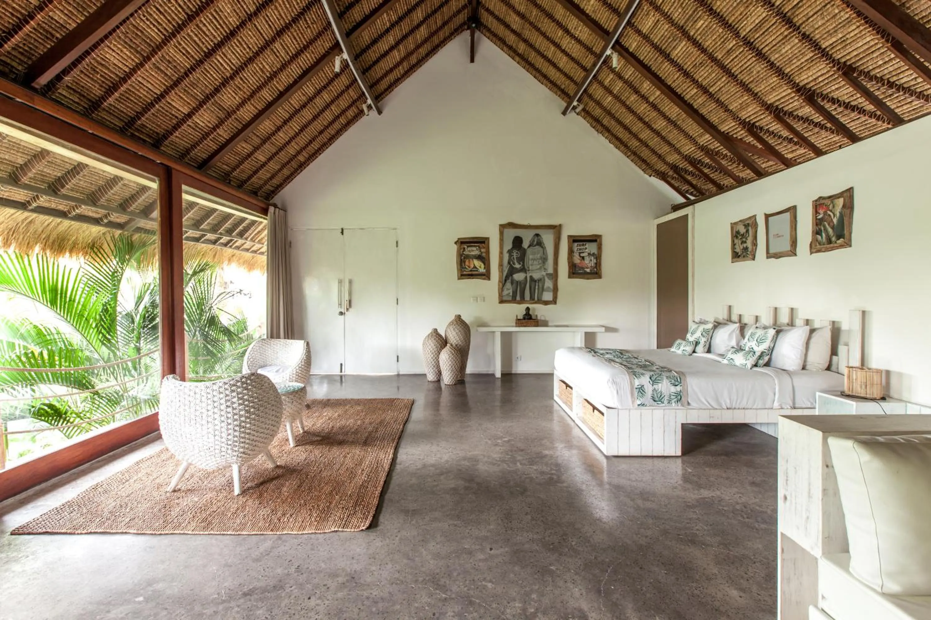 Living room in The Green Room Canggu