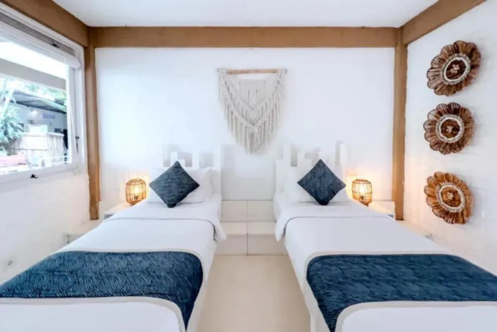 Bed in The Green Room Seminyak