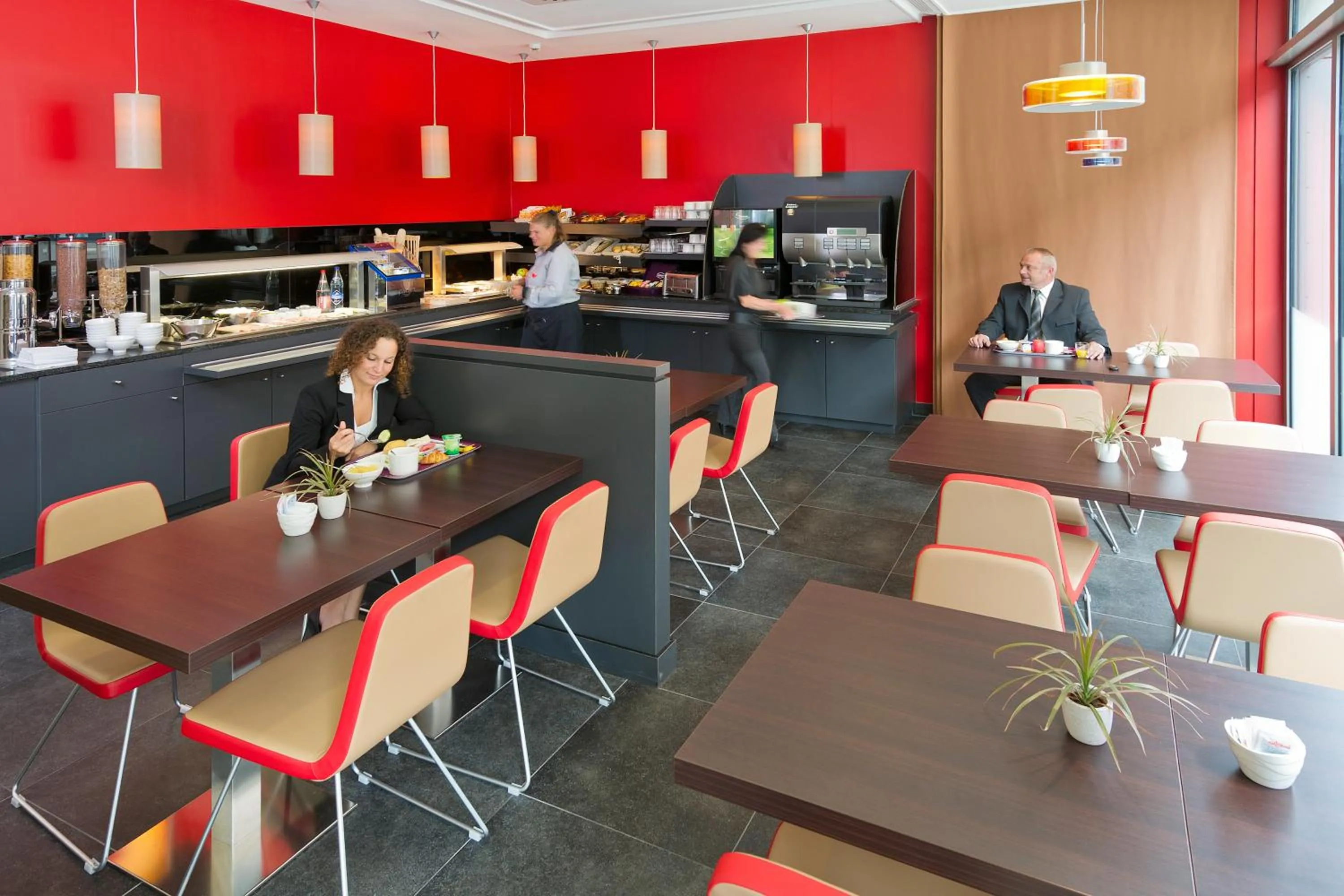 Buffet breakfast in ibis Esch Belval