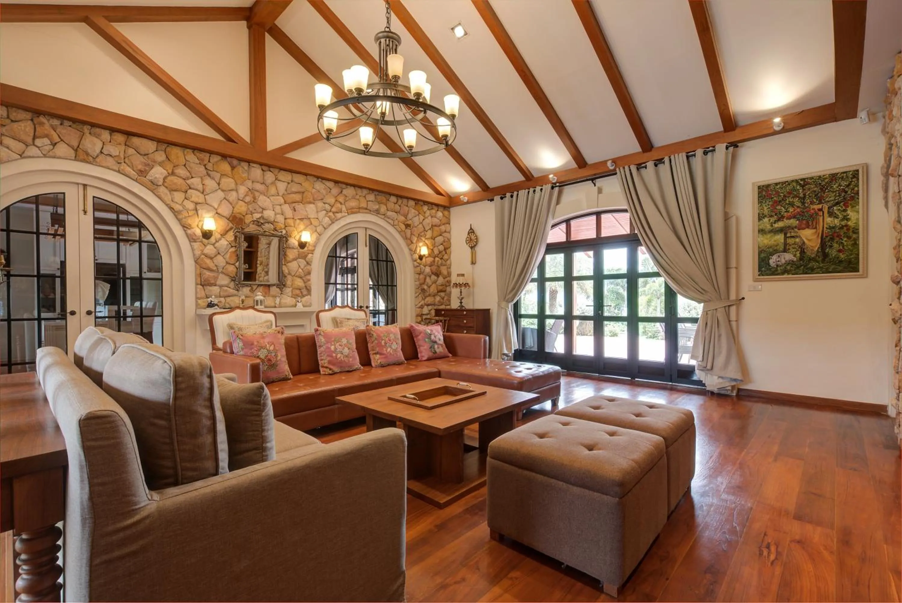 Living room in Chateau de Prim Khao Yai