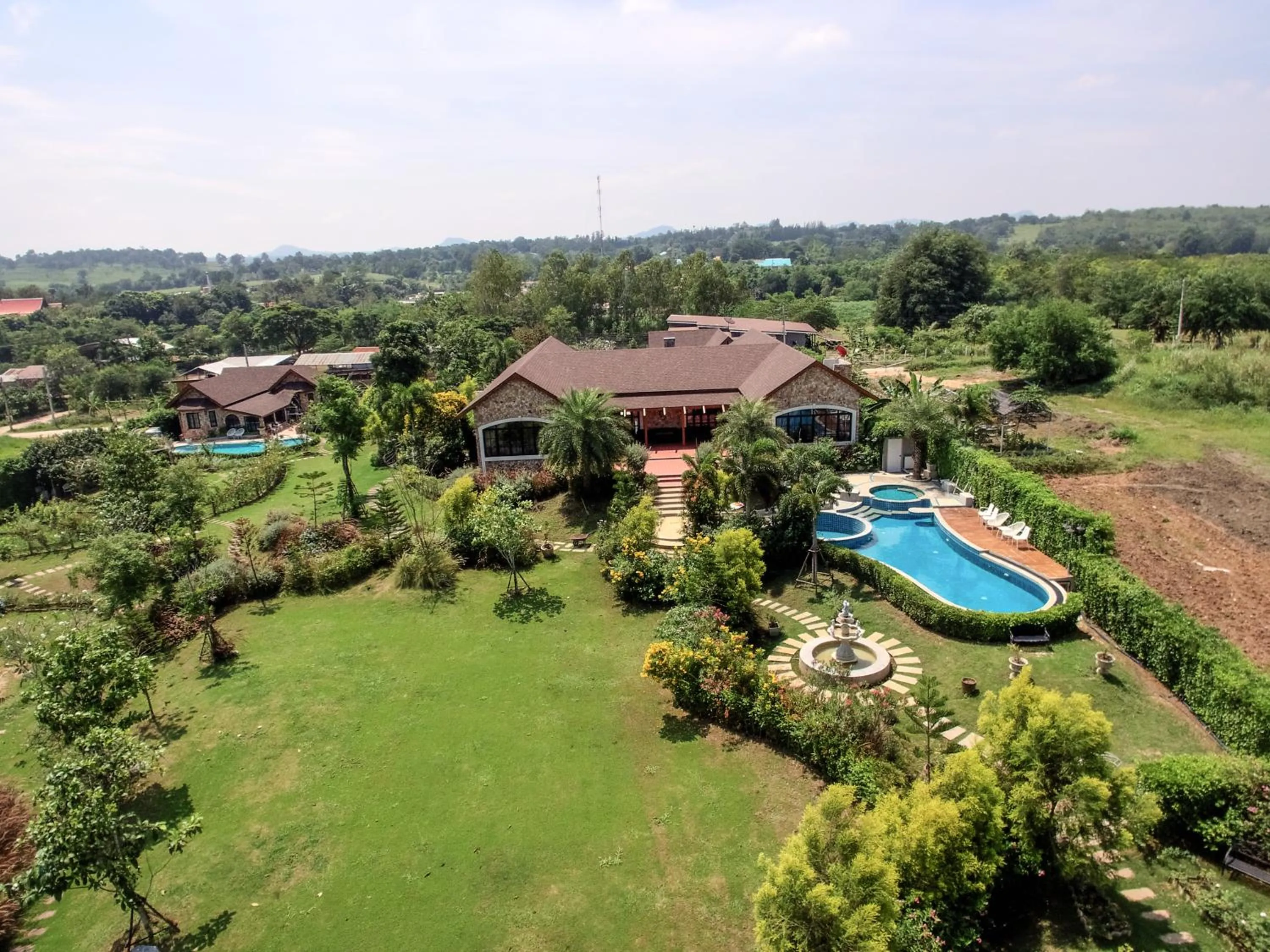 Bird's eye view in Chateau de Prim Khao Yai