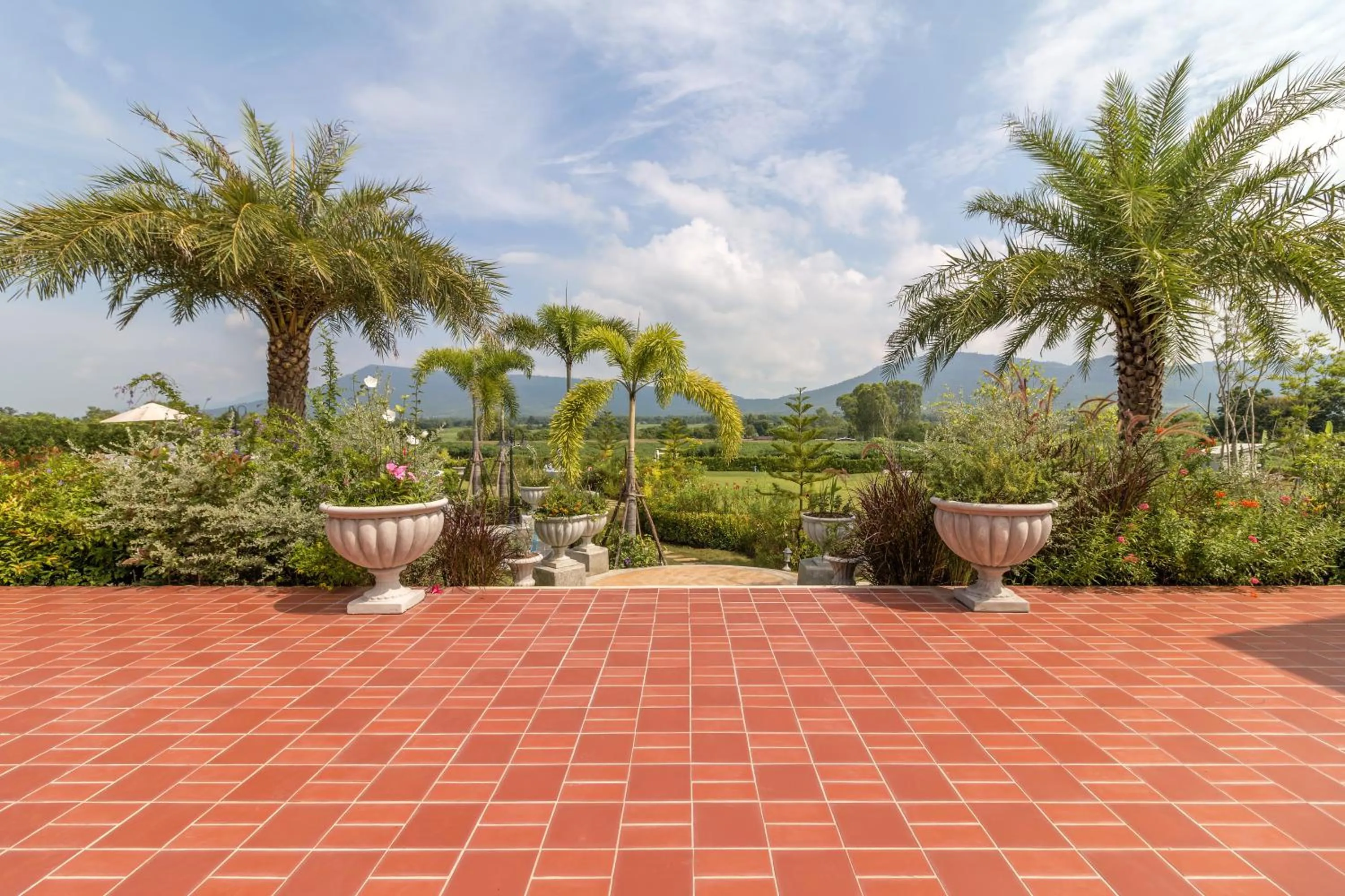 Patio in Chateau de Prim Khao Yai