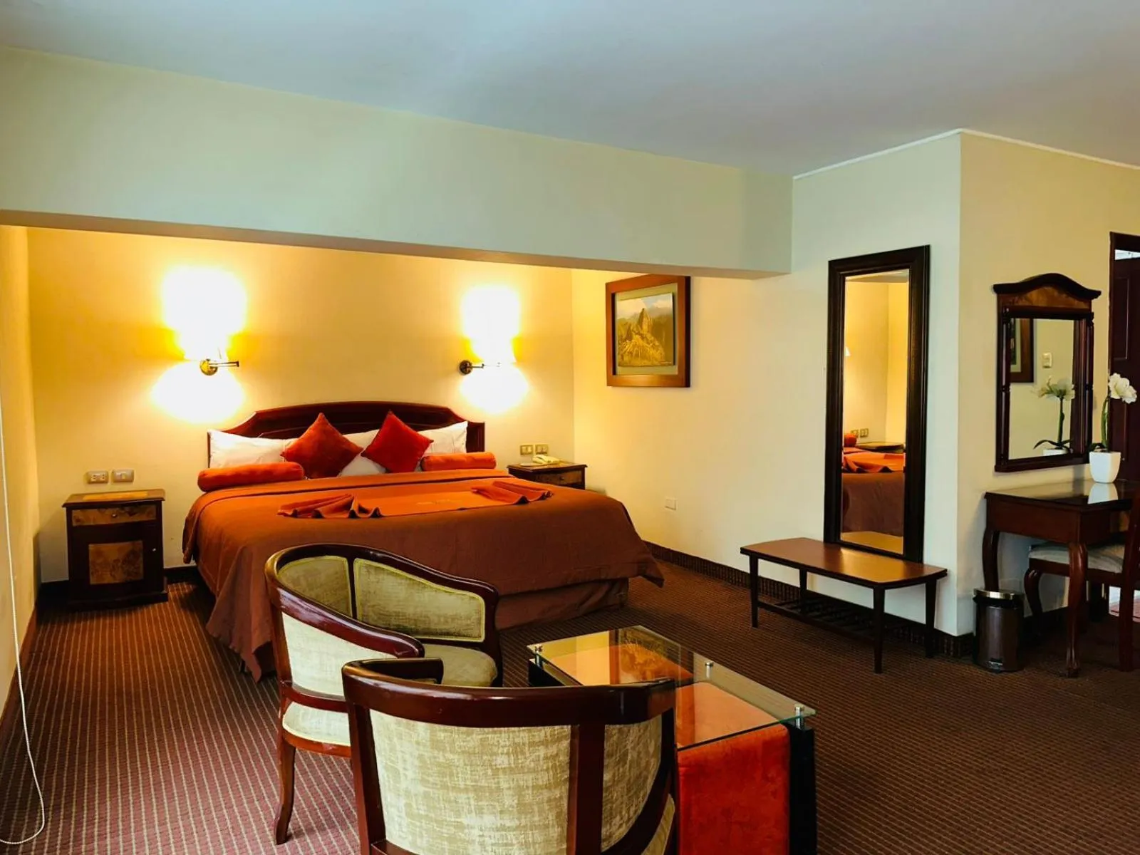 Bed in Hotel Continental Lima