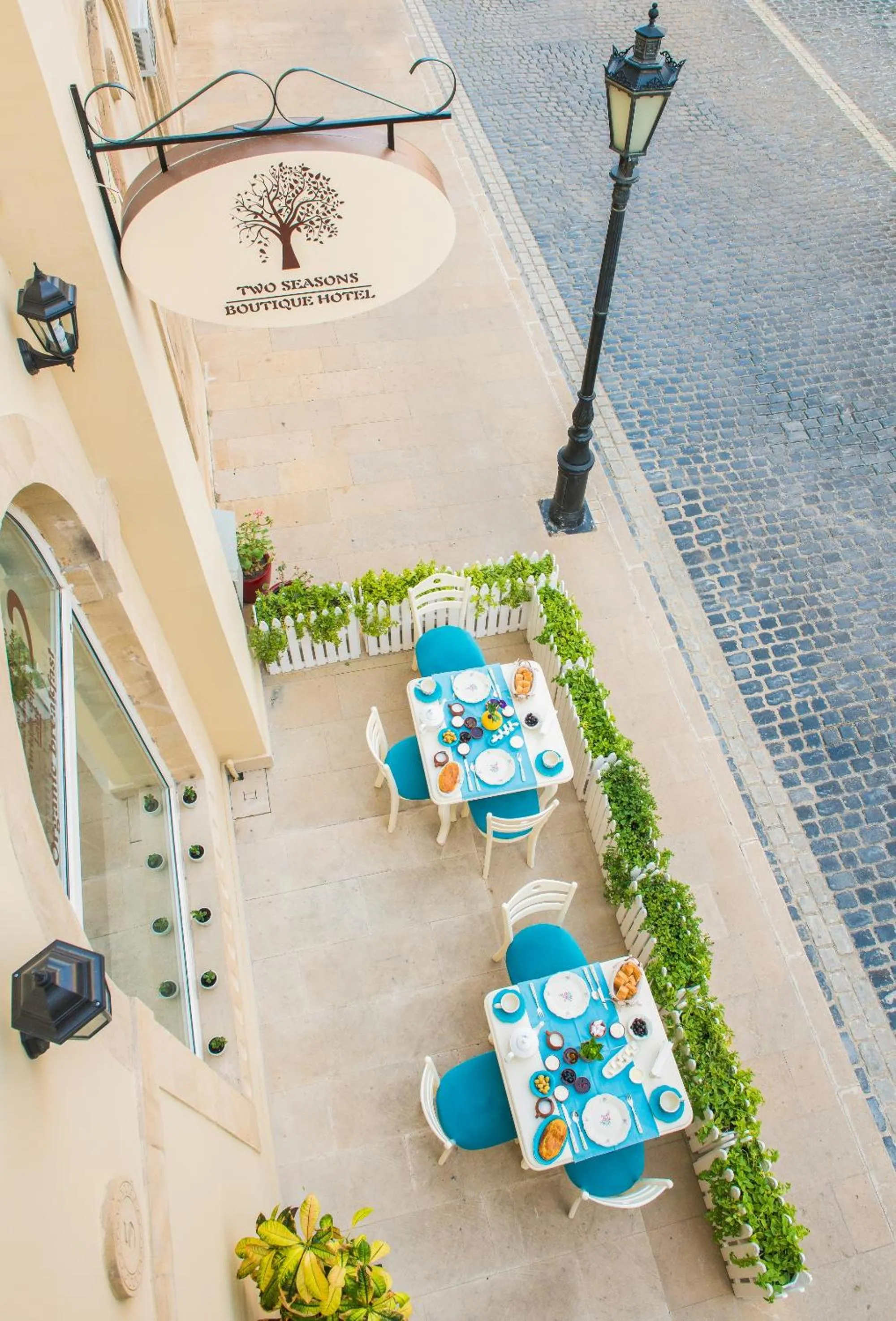 Bird's eye view in Two Seasons Boutique Hotel Baku