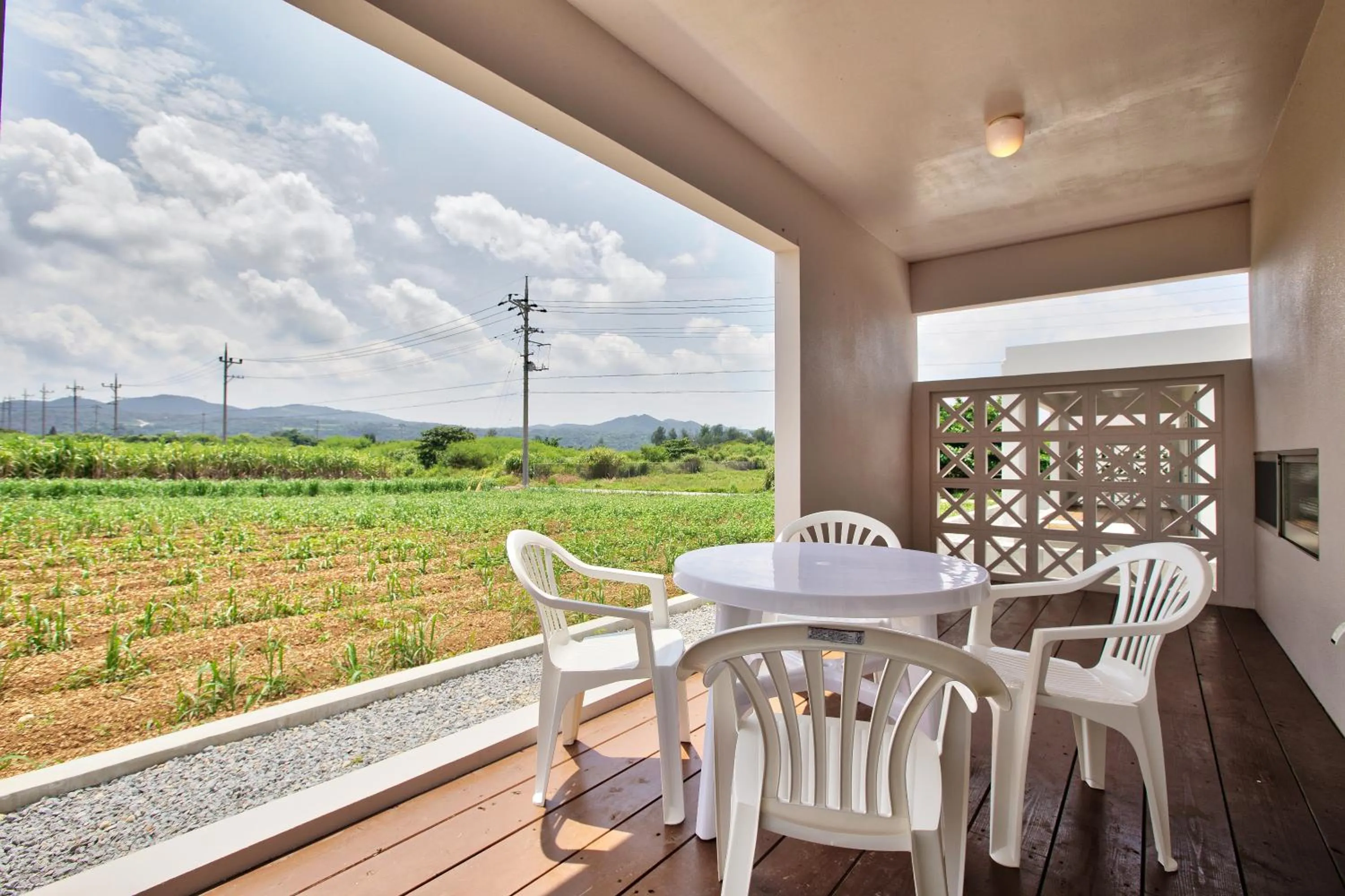 Balcony/Terrace in Cottage Sea Wind Nakijin