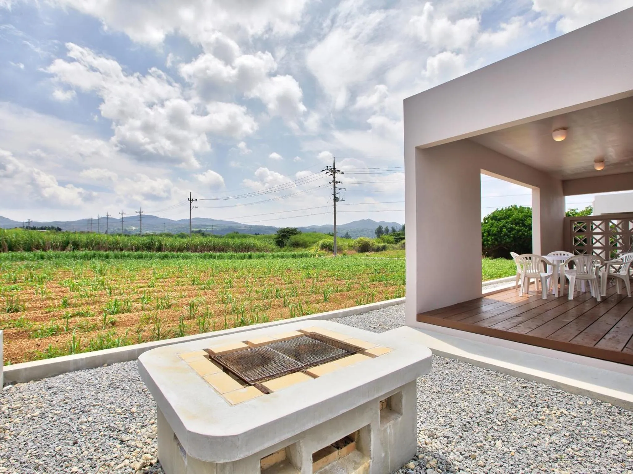 BBQ facilities in Cottage Sea Wind Nakijin