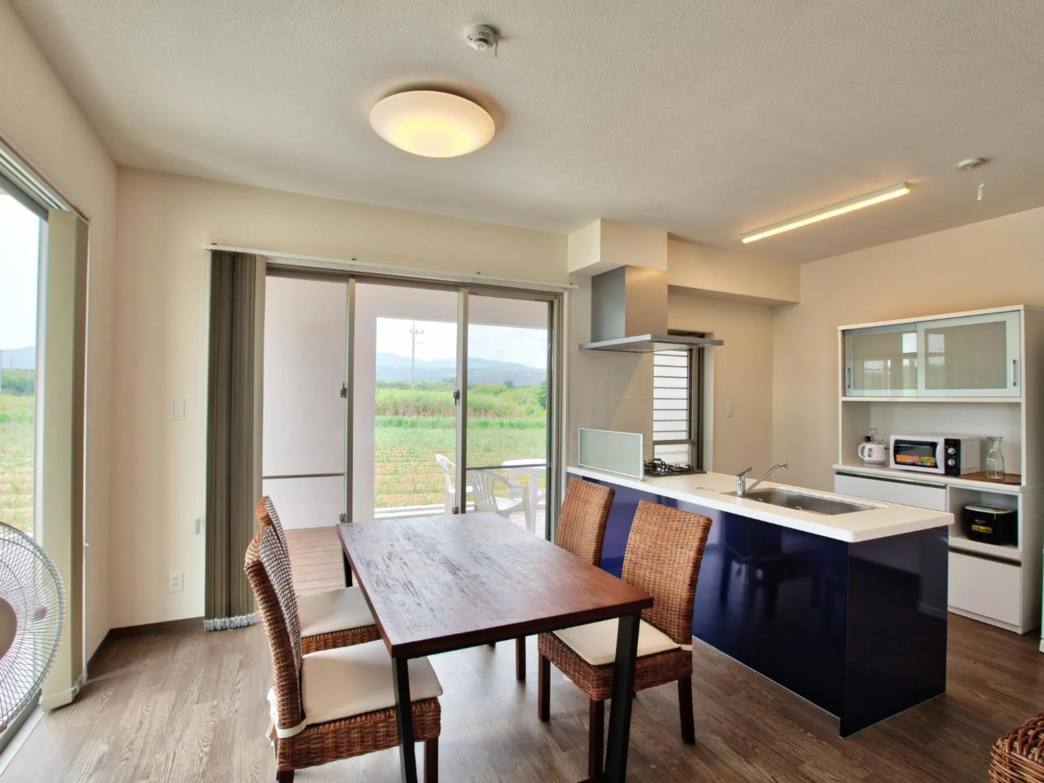 Living room in Cottage Sea Wind Nakijin