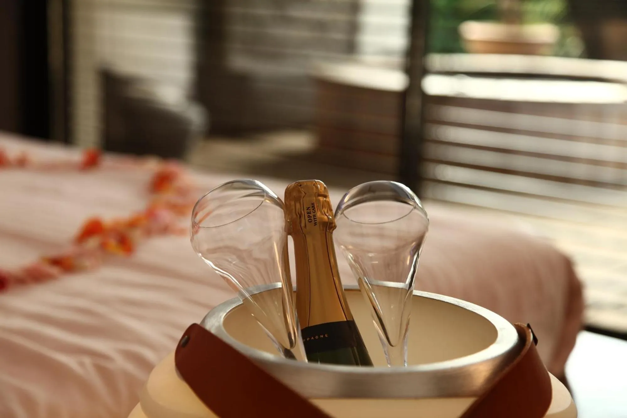 Patio, Bed in Villa Margaux