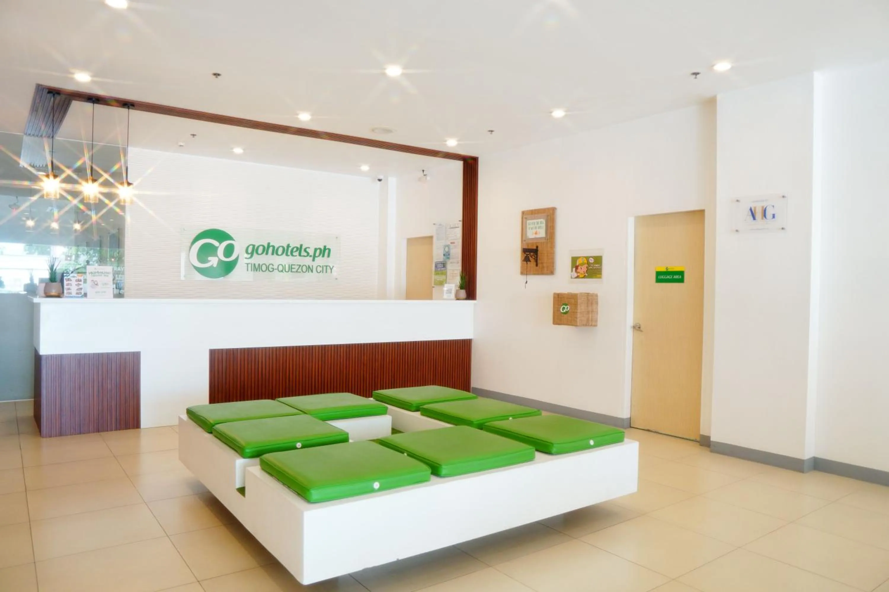 Property logo or sign in Go Hotels Timog