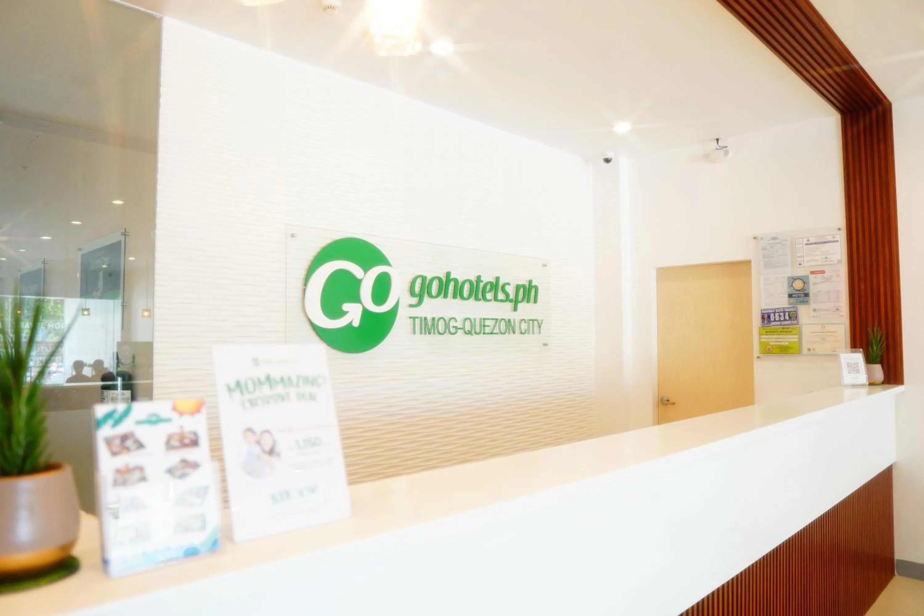 Property logo or sign in Go Hotels Timog