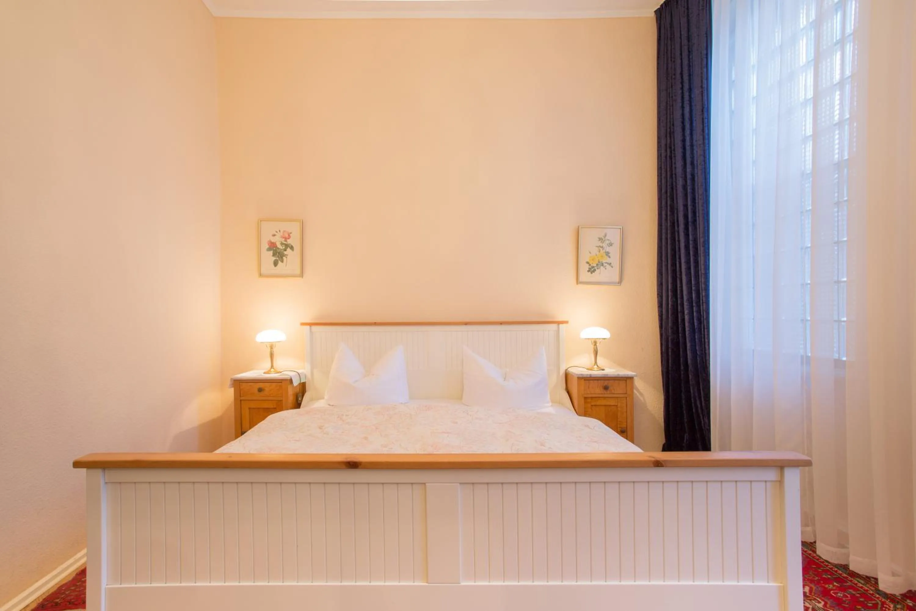 Bed in Das Literaturhotel Berlin