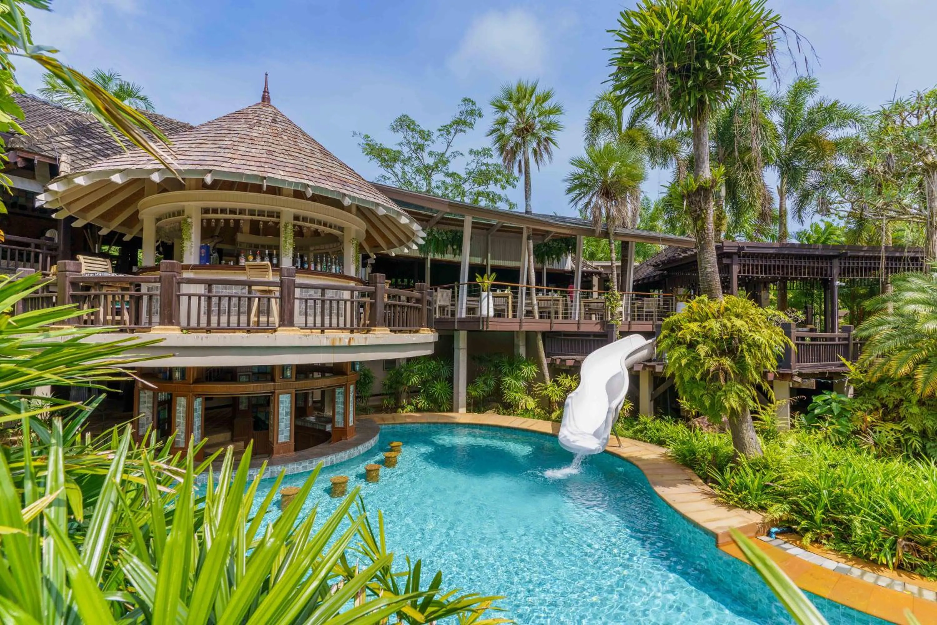 Swimming pool in The Hotspring Beach Resort & Spa - SHA Extra Plus