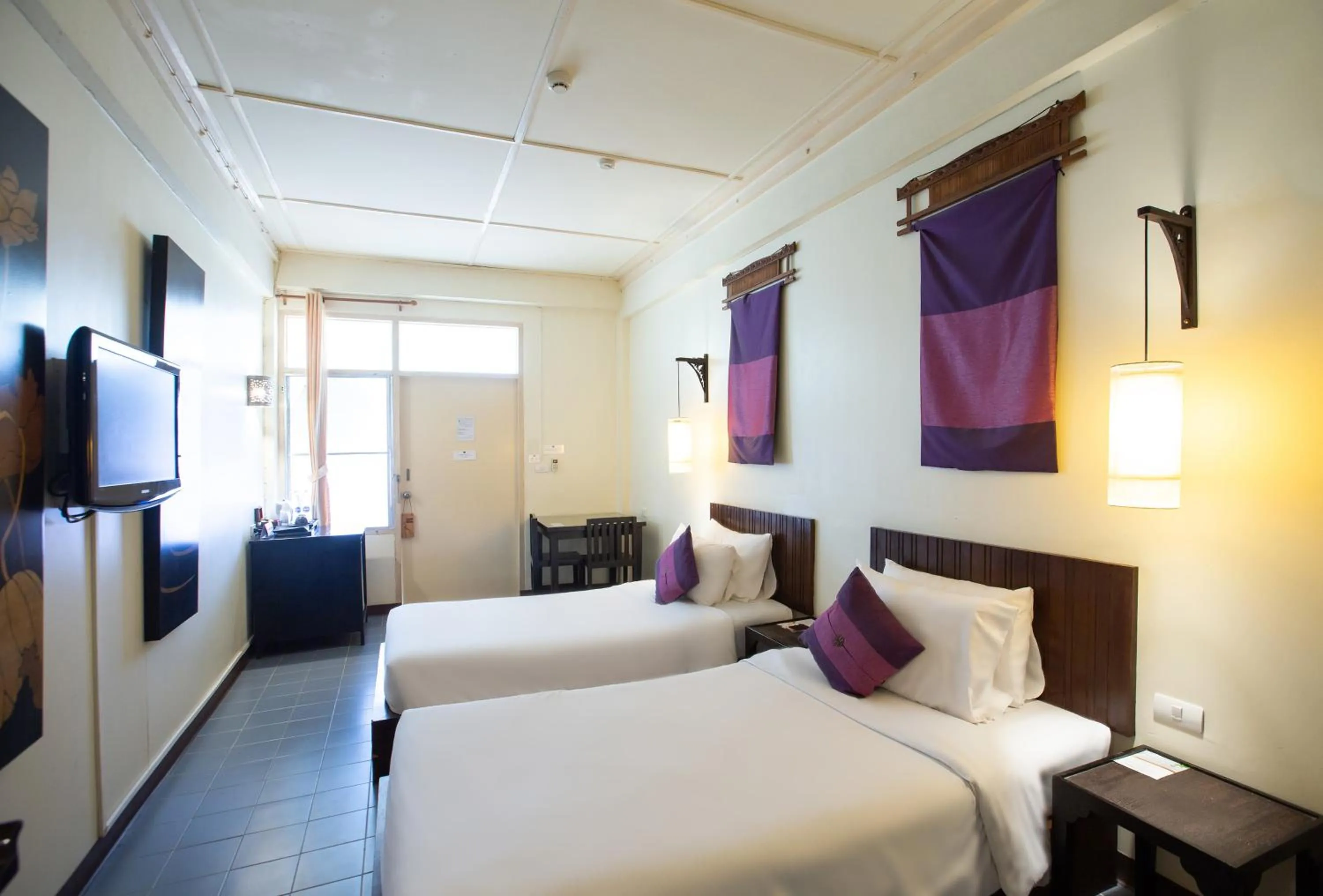 Bed in Eco Resort Chiang Mai