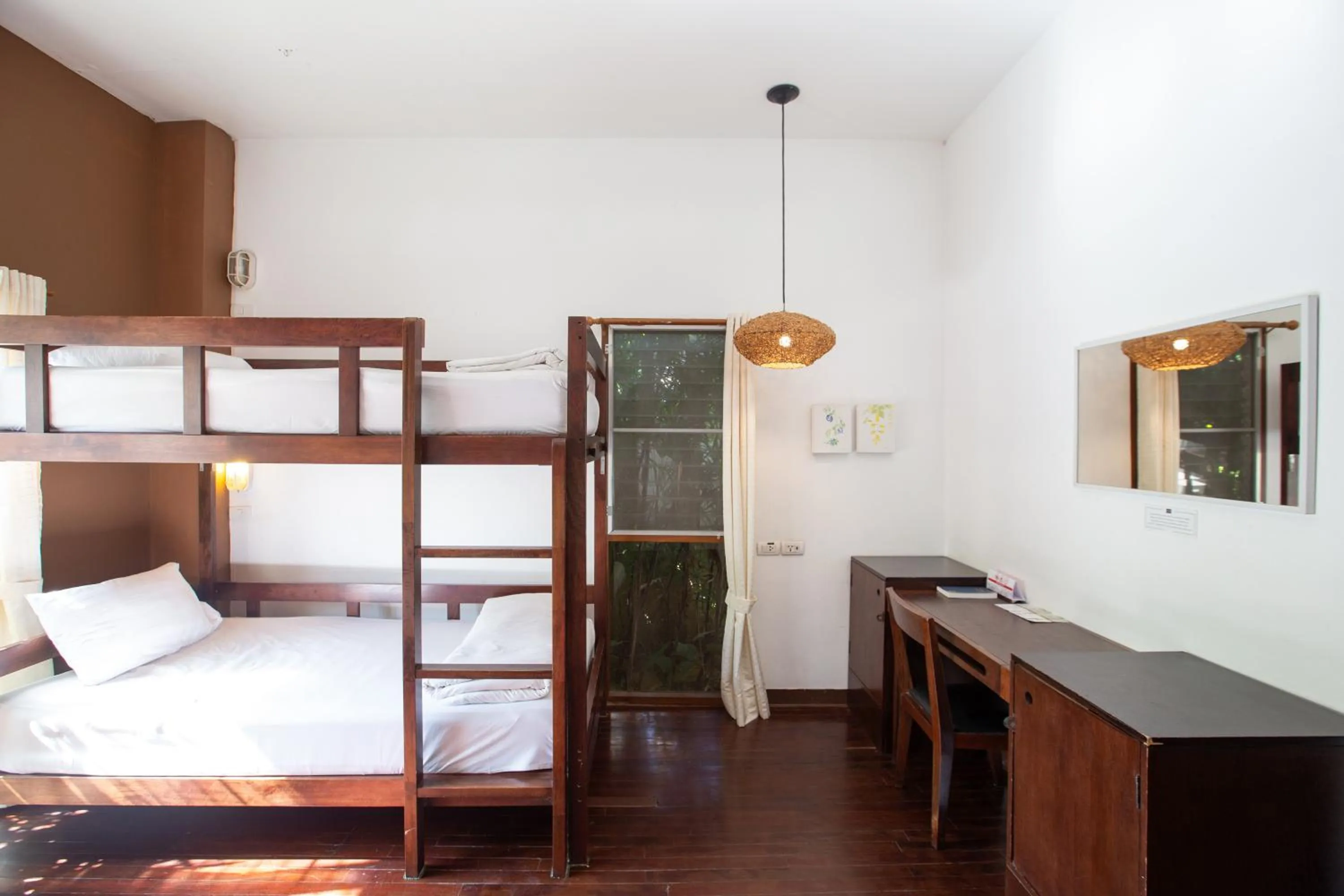 Bed in Eco Resort Chiang Mai