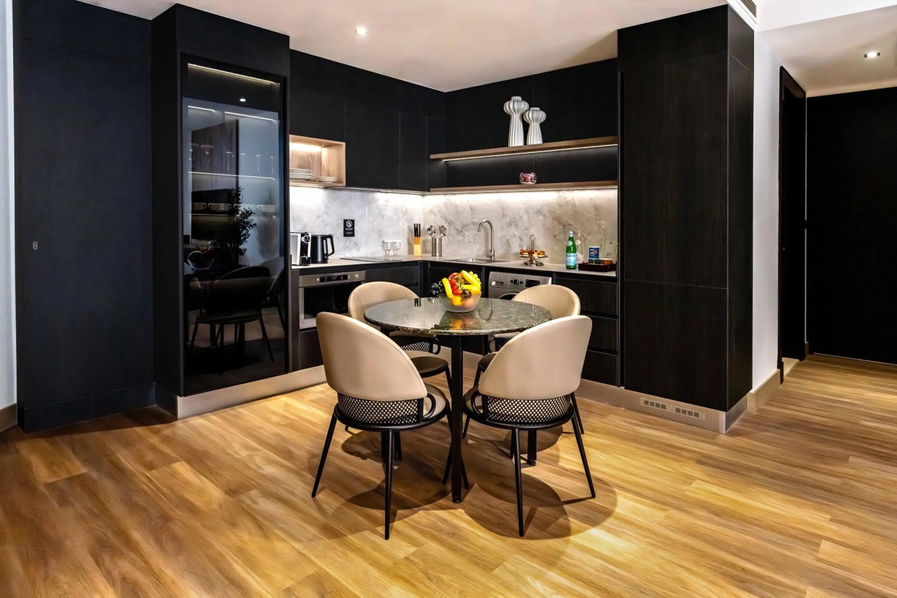 Kitchen or kitchenette in The K Hotel