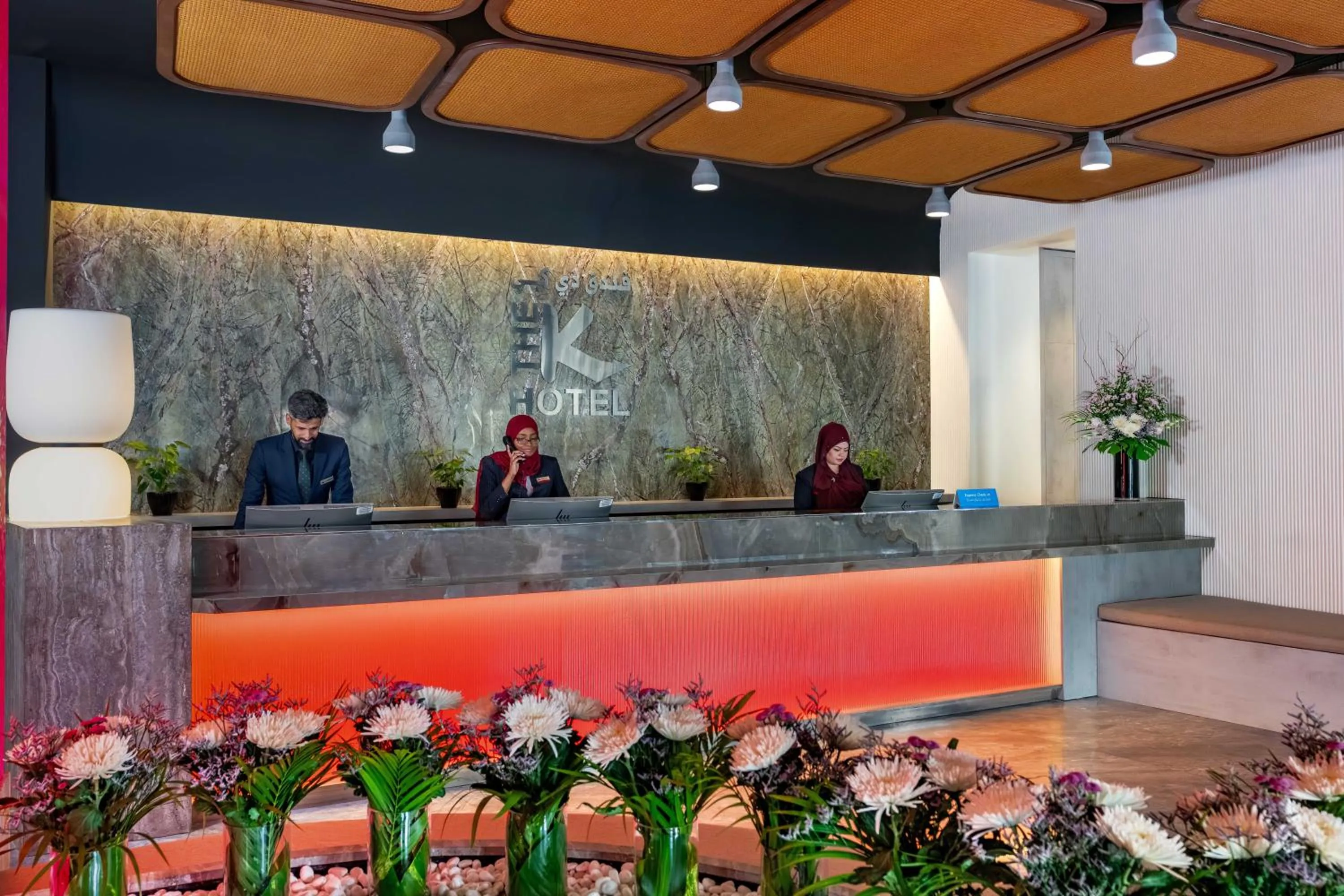 Lobby or reception in The K Hotel