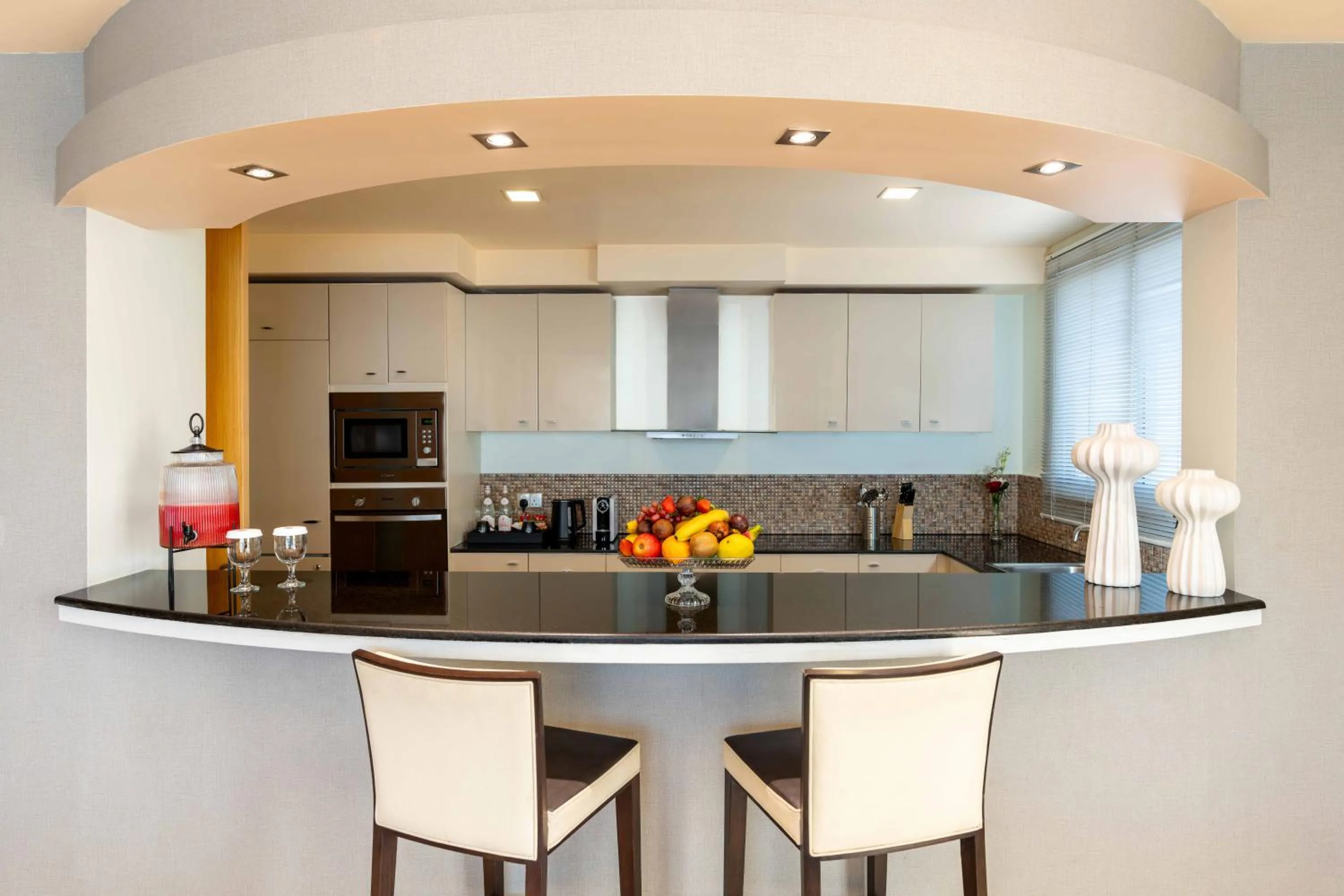 Kitchen or kitchenette in The K Hotel