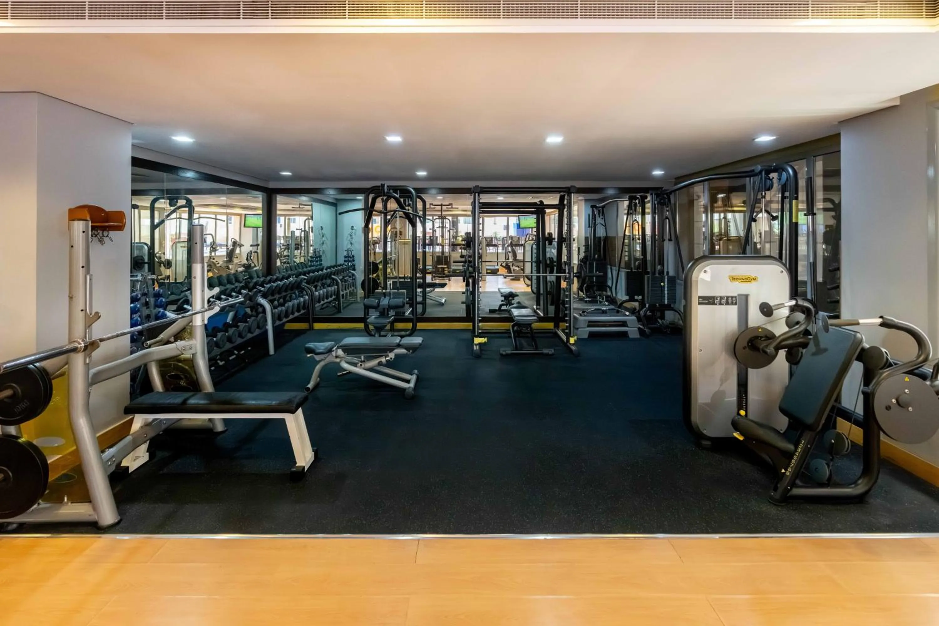 Fitness centre/facilities in The K Hotel