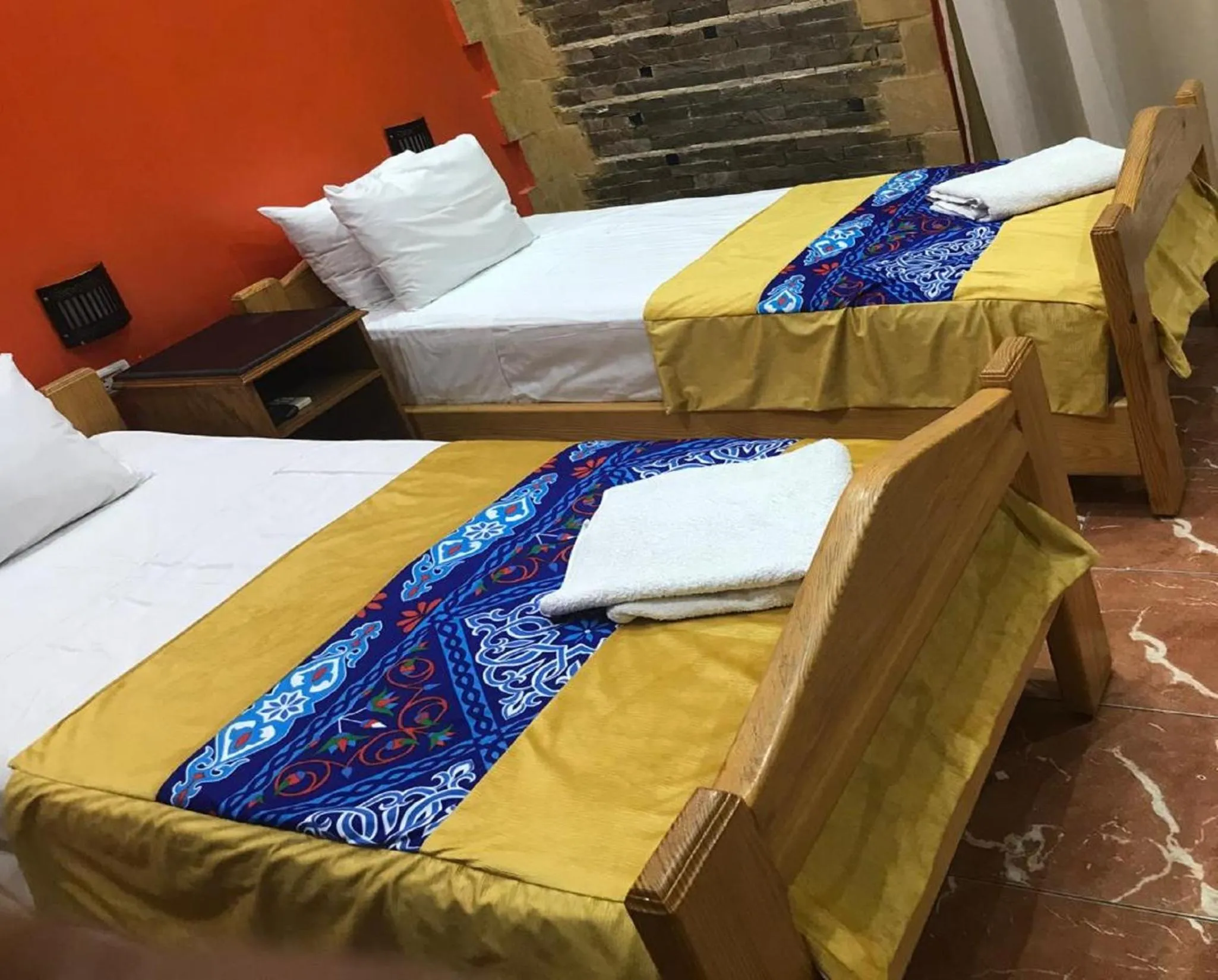 Bed in Golden Hotel Cairo