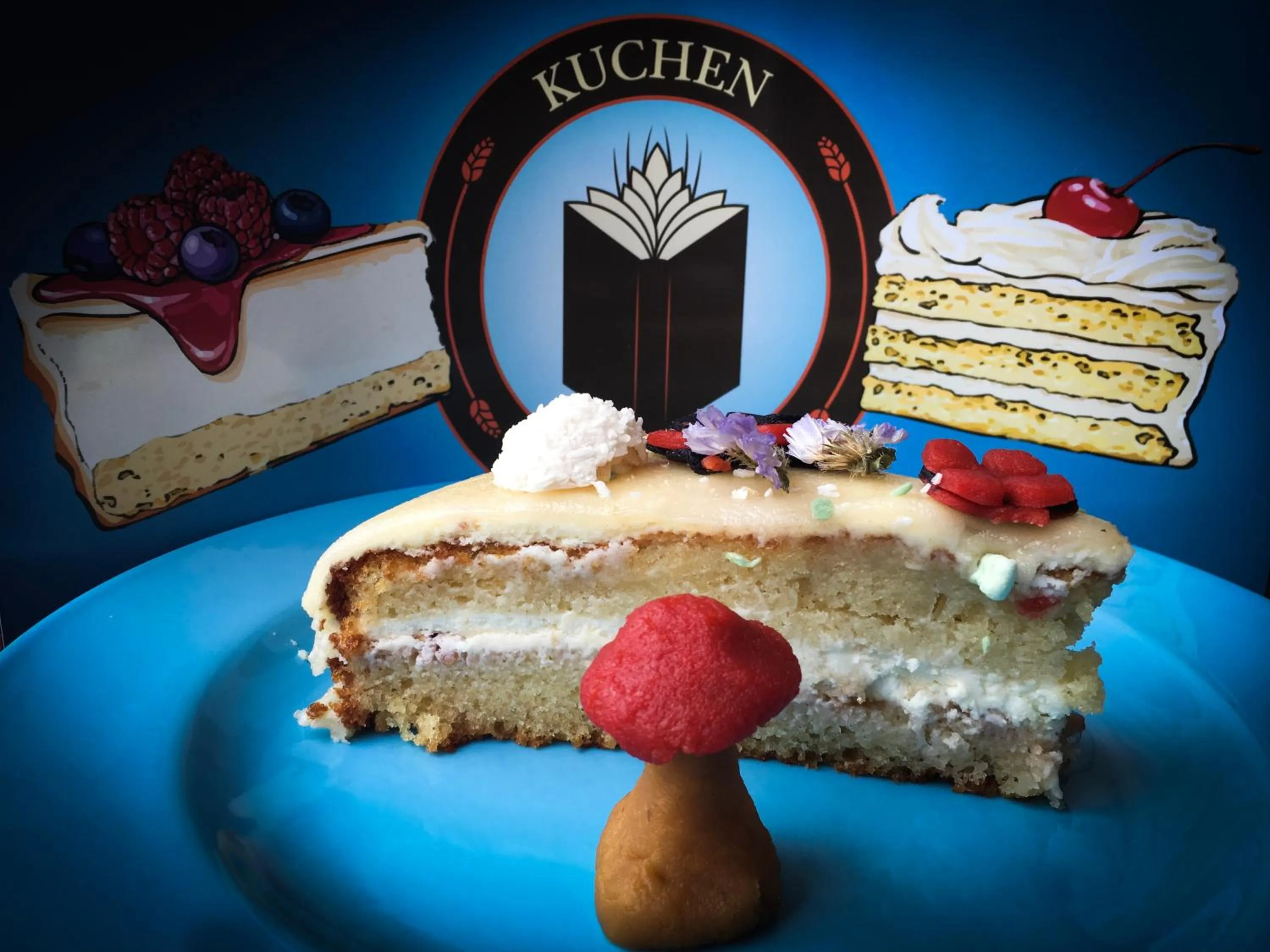 Food and drinks in Hotel Bett und Buch