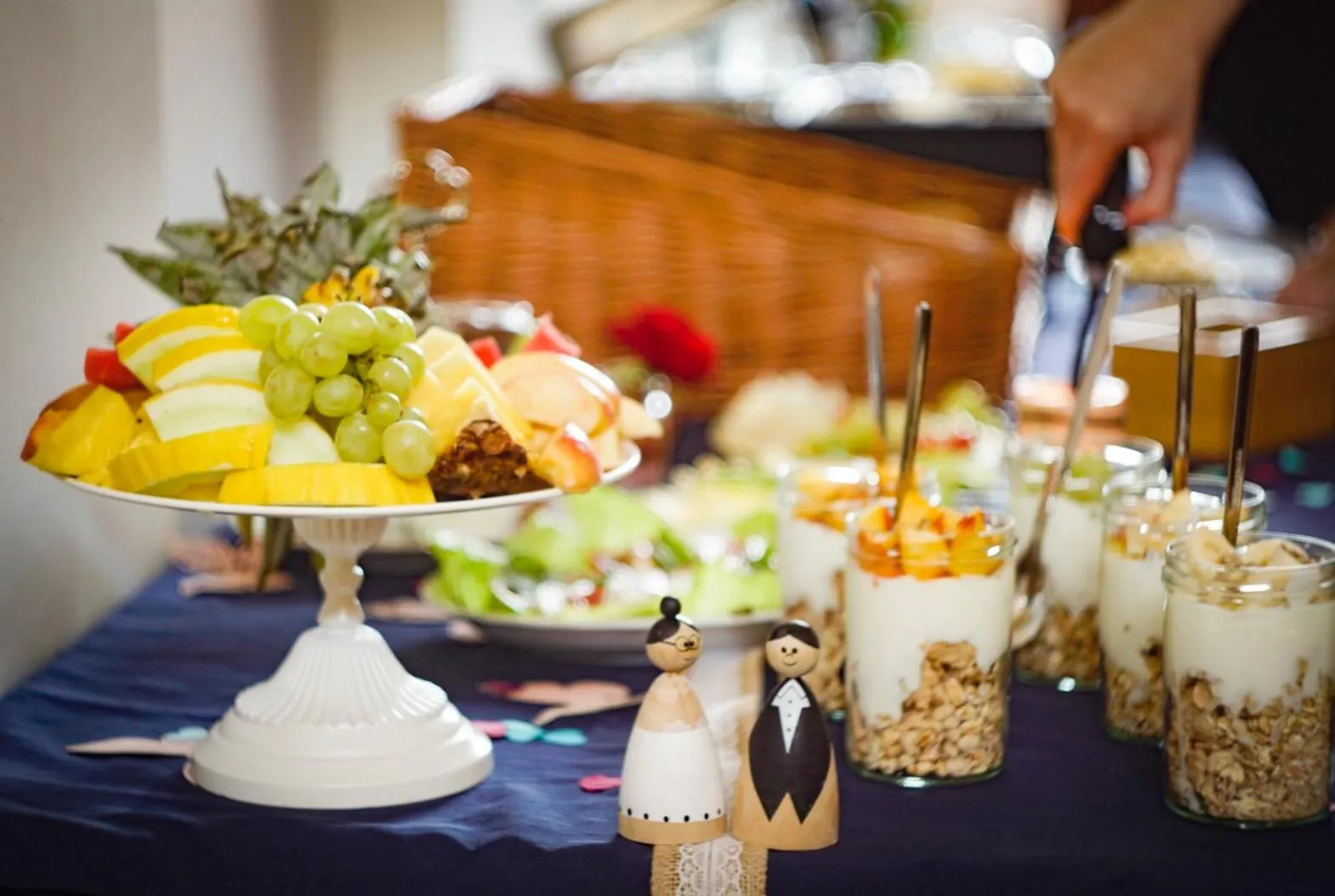 Food and drinks in Hotel Bett und Buch