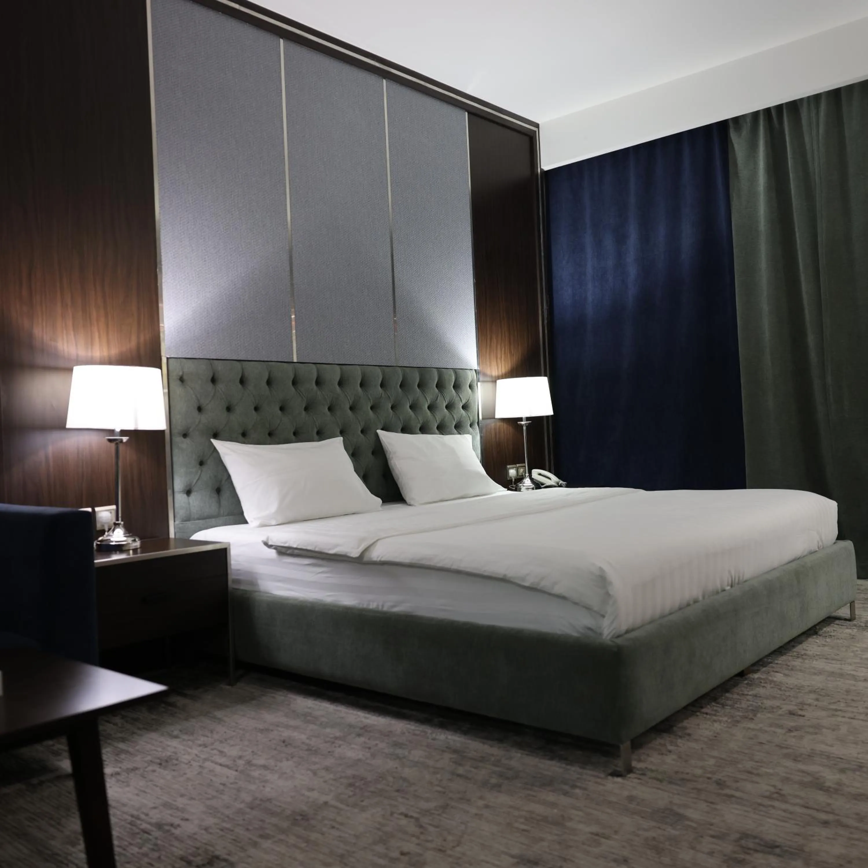 Bed in Lily Hotel Suite Mubarraz