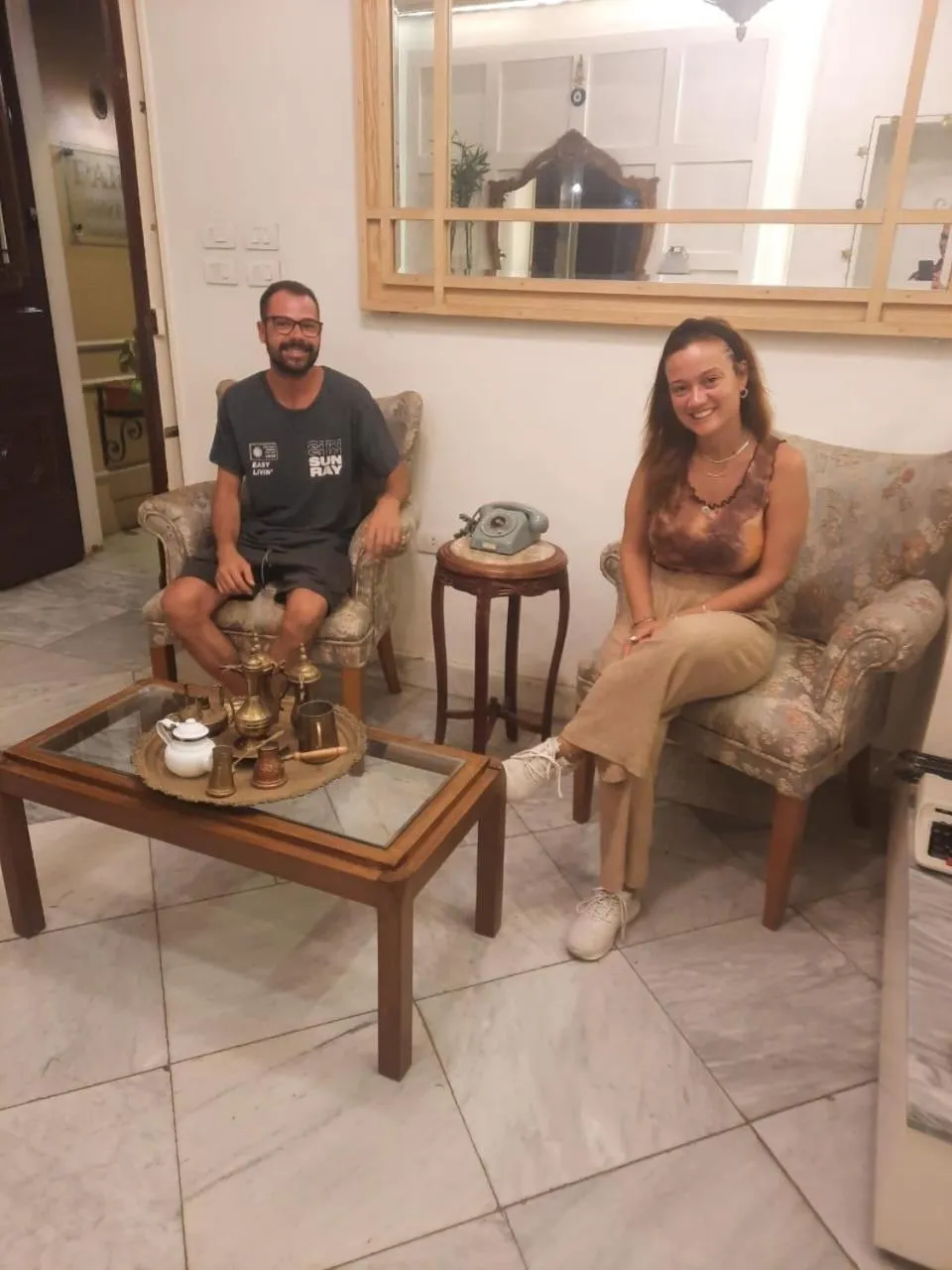 Guests in Paris Hotel Cairo