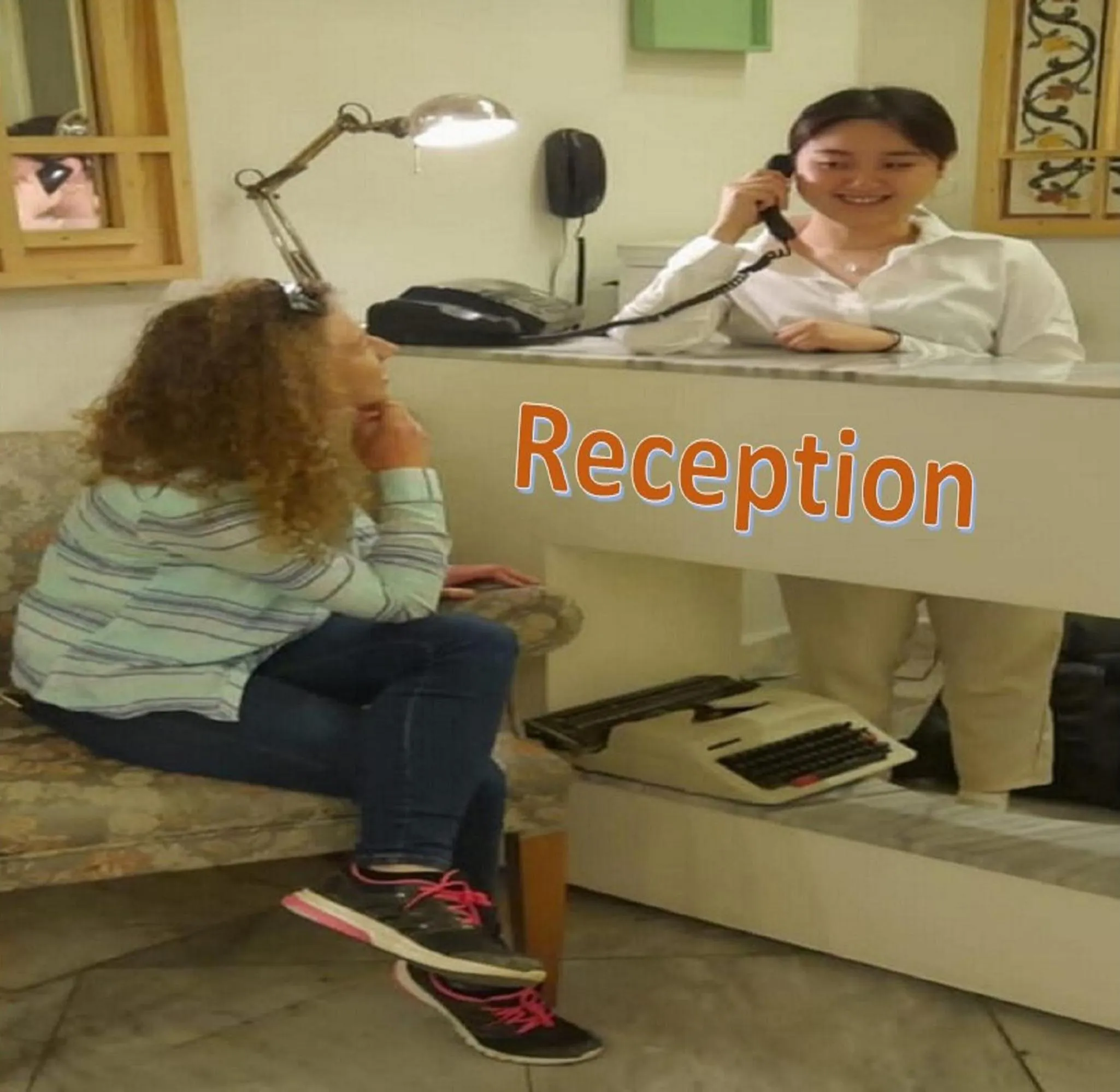 Lobby or reception in Paris Hotel Cairo