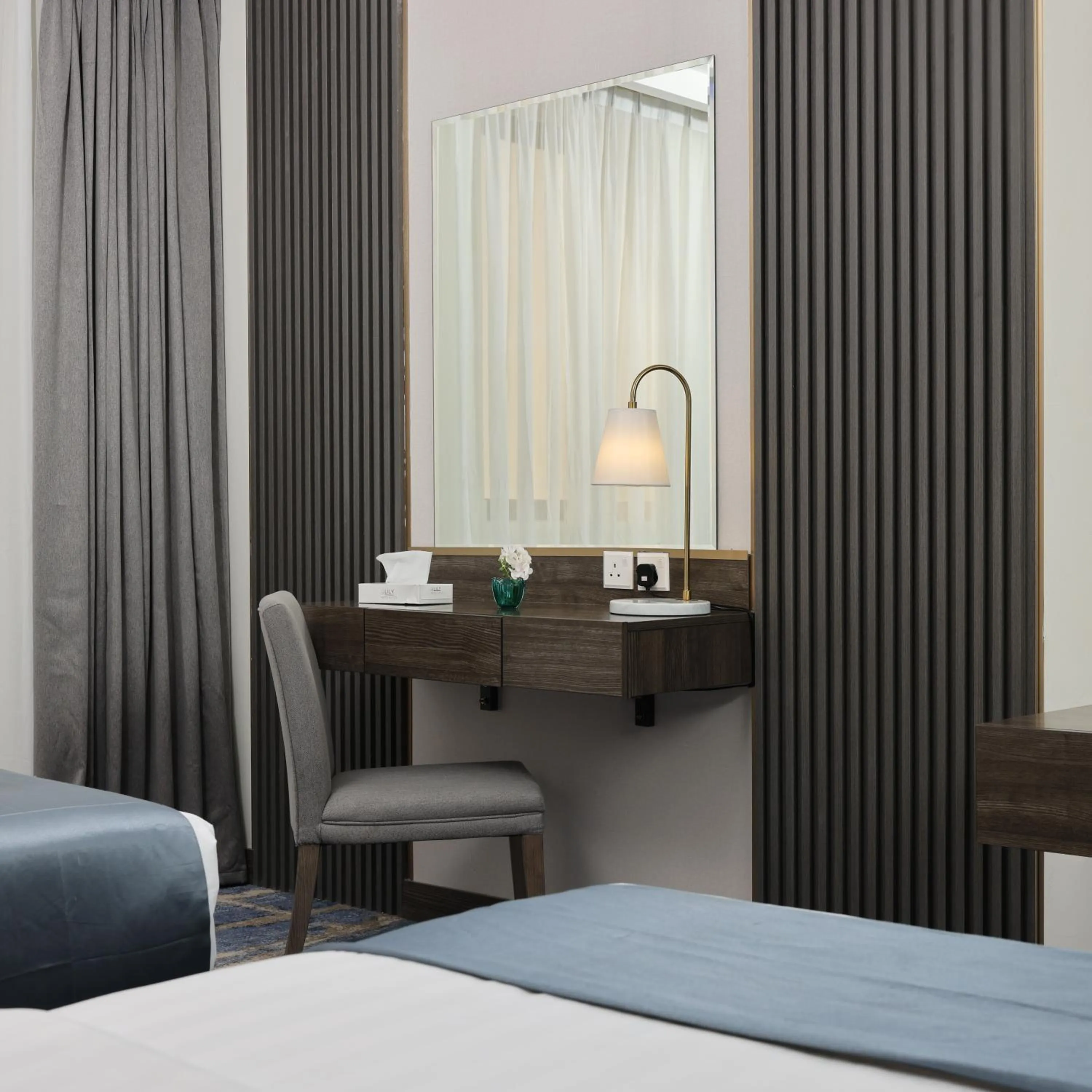 Bed in لي لي الهفوف للشقق المخدومة -درجة اقتصادية