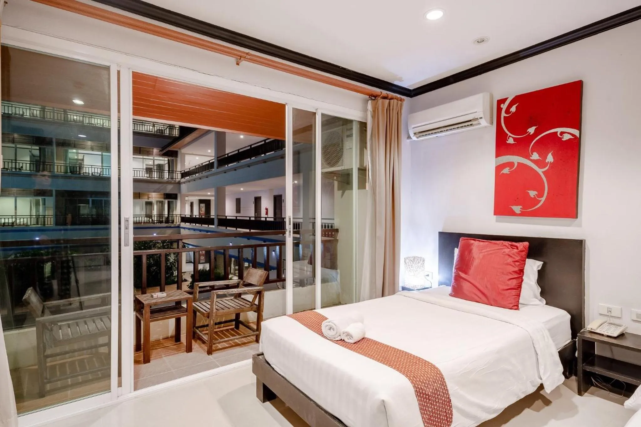 Balcony/Terrace, Bed in Napalai Resort Hua Hin